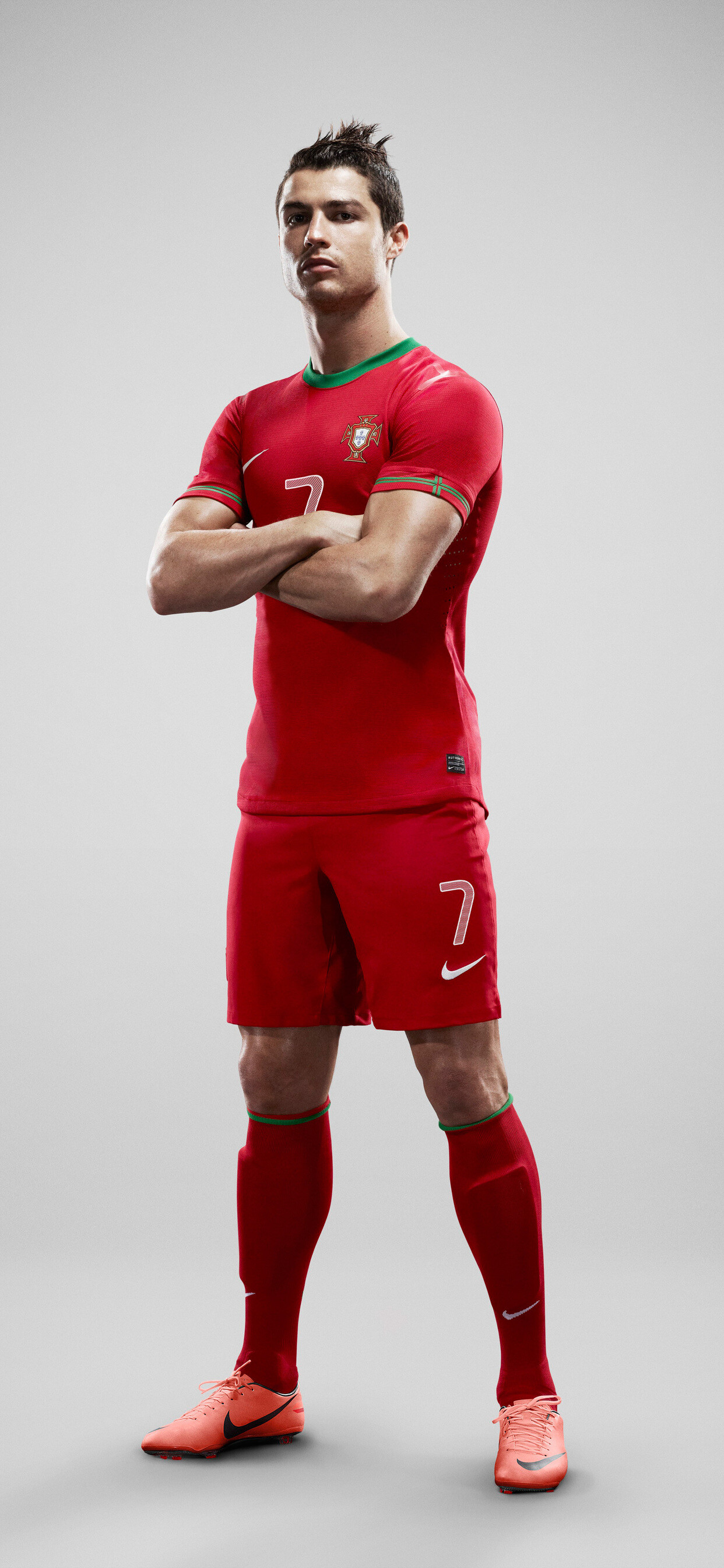 Nike collaboration, Ronaldo Wallpaper, 1250x2690 HD Phone