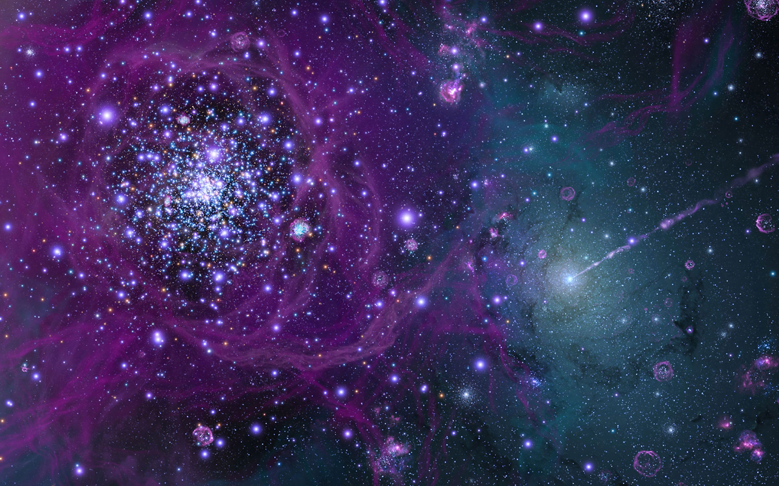 Galaxy backgrounds, Tumblr style, Cosmic imagery, Dreamy aesthetics, 2560x1600 HD Desktop