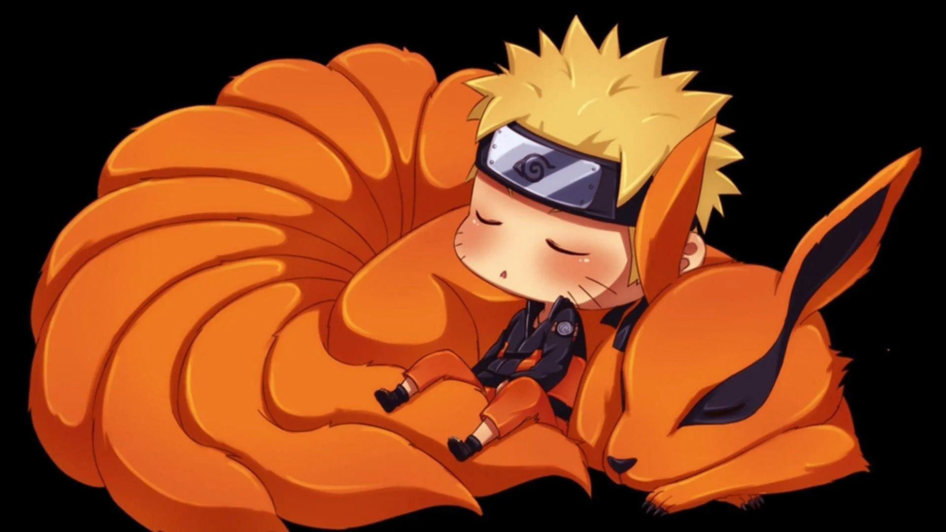 Kyuubi Nine Tails, Naruto Kyuubi, Mythical beast, Anime, 1920x1080 Full HD Desktop