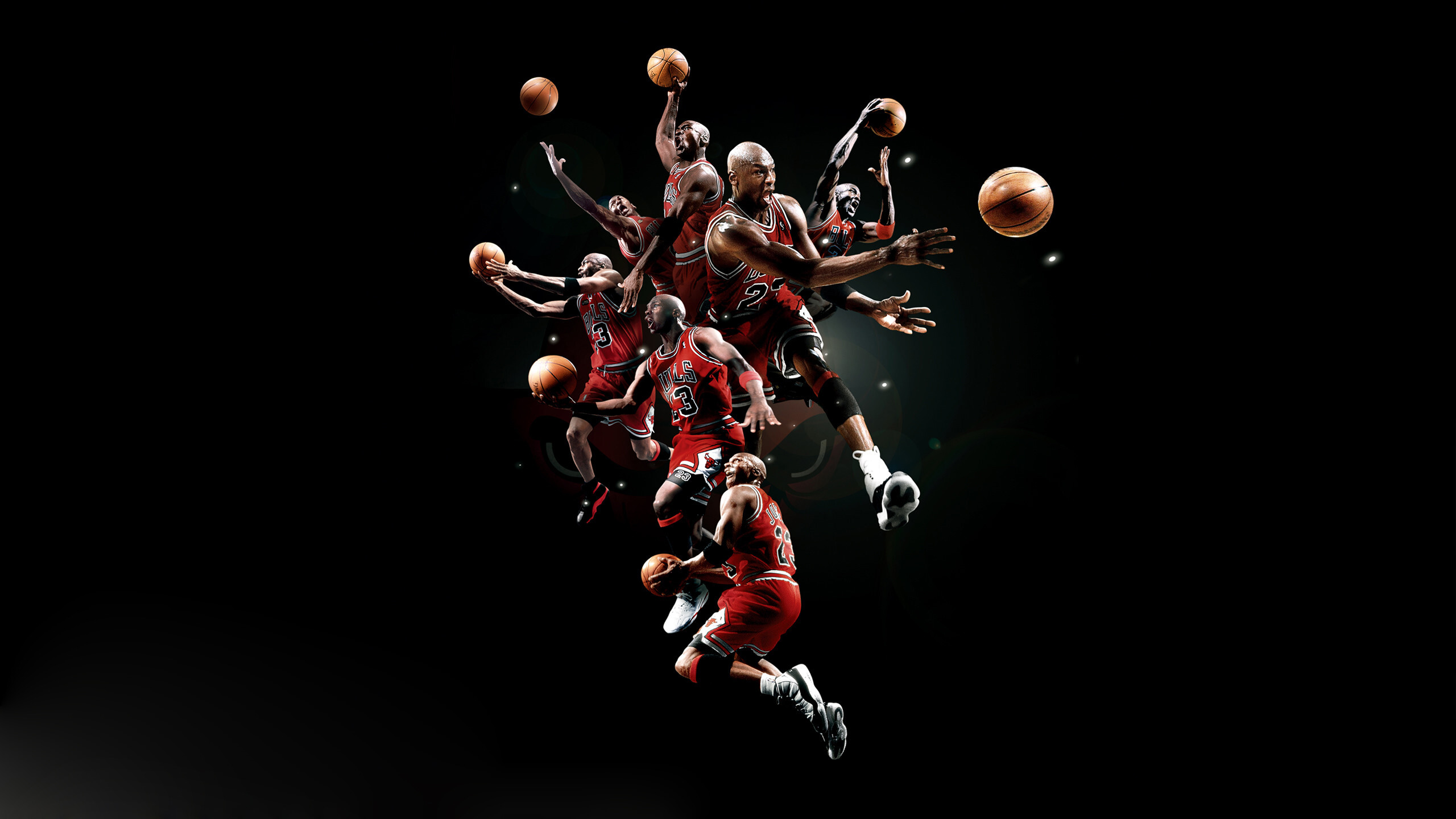 Michael Jordan, Jumpman logo, Air Jordan sneakers, Sports wallpaper, 2560x1440 HD Desktop