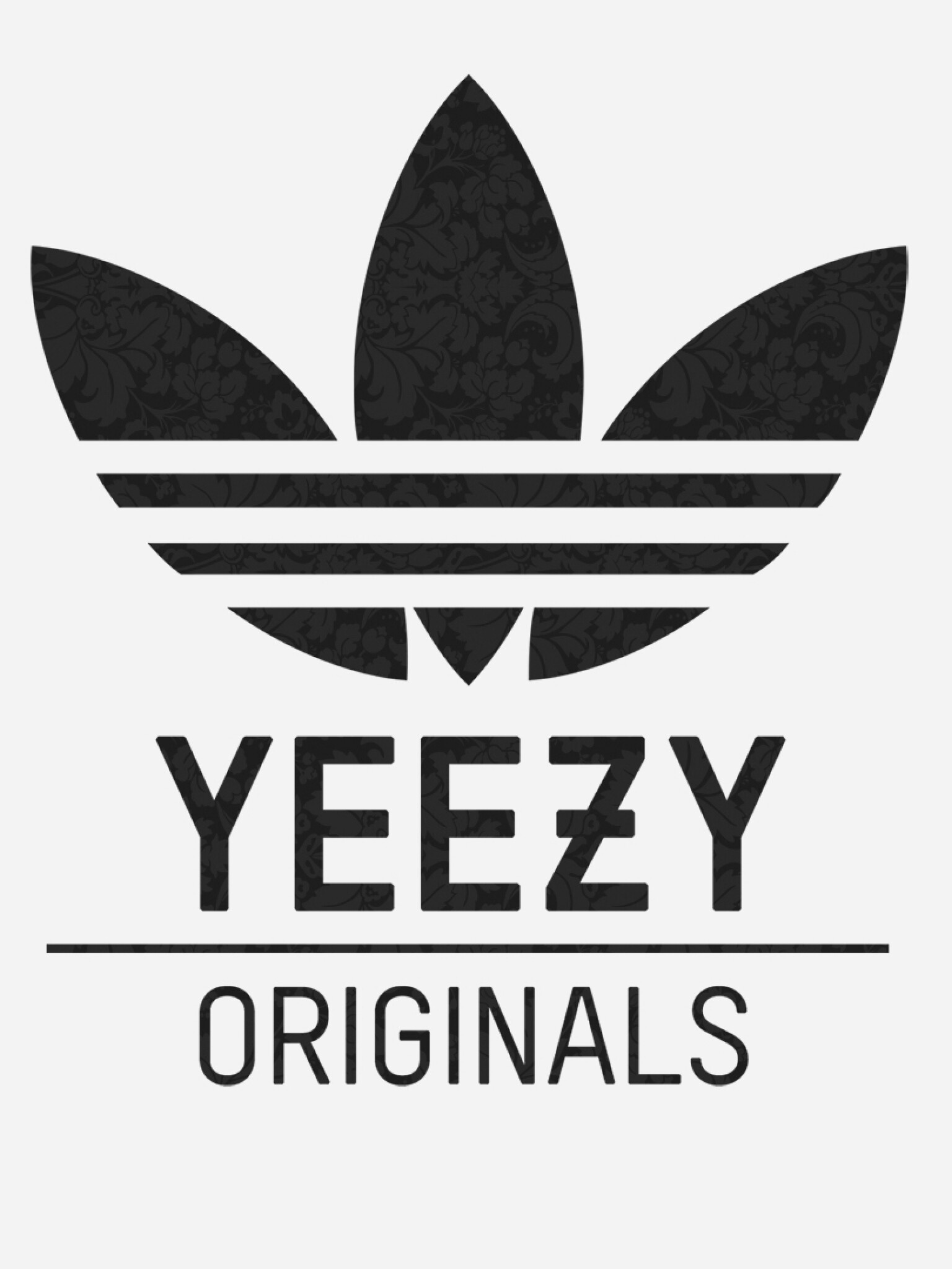 Yeezy logo, New iPad, Desktop, Ipad, 1540x2050 HD Phone