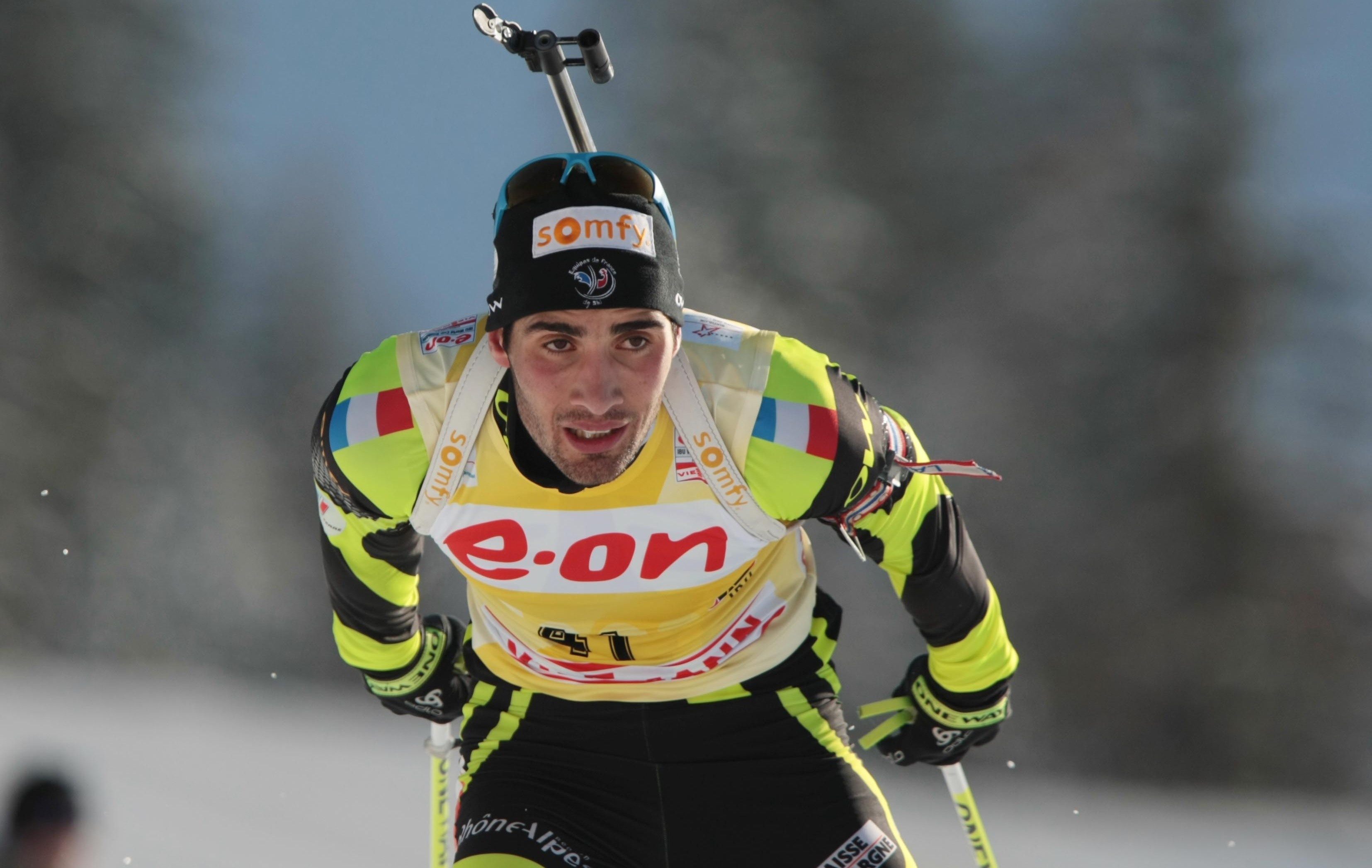 Biathlon World Cup Hochfilzen 2011, Martin Fourcade Wallpaper, 3310x2100 HD Desktop