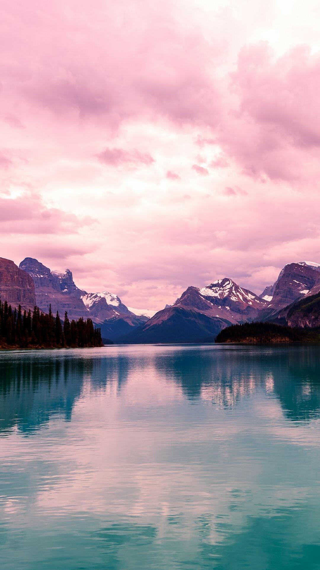 Maligne, Lakes Wallpaper, 1080x1920 Full HD Phone