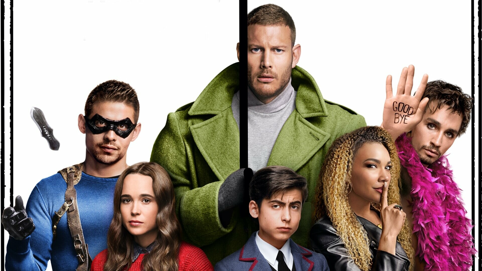 Netflix poster art, Umbrella Academy Season 2, Geektyrant exclusive, Exciting series, 1920x1080 Full HD Desktop