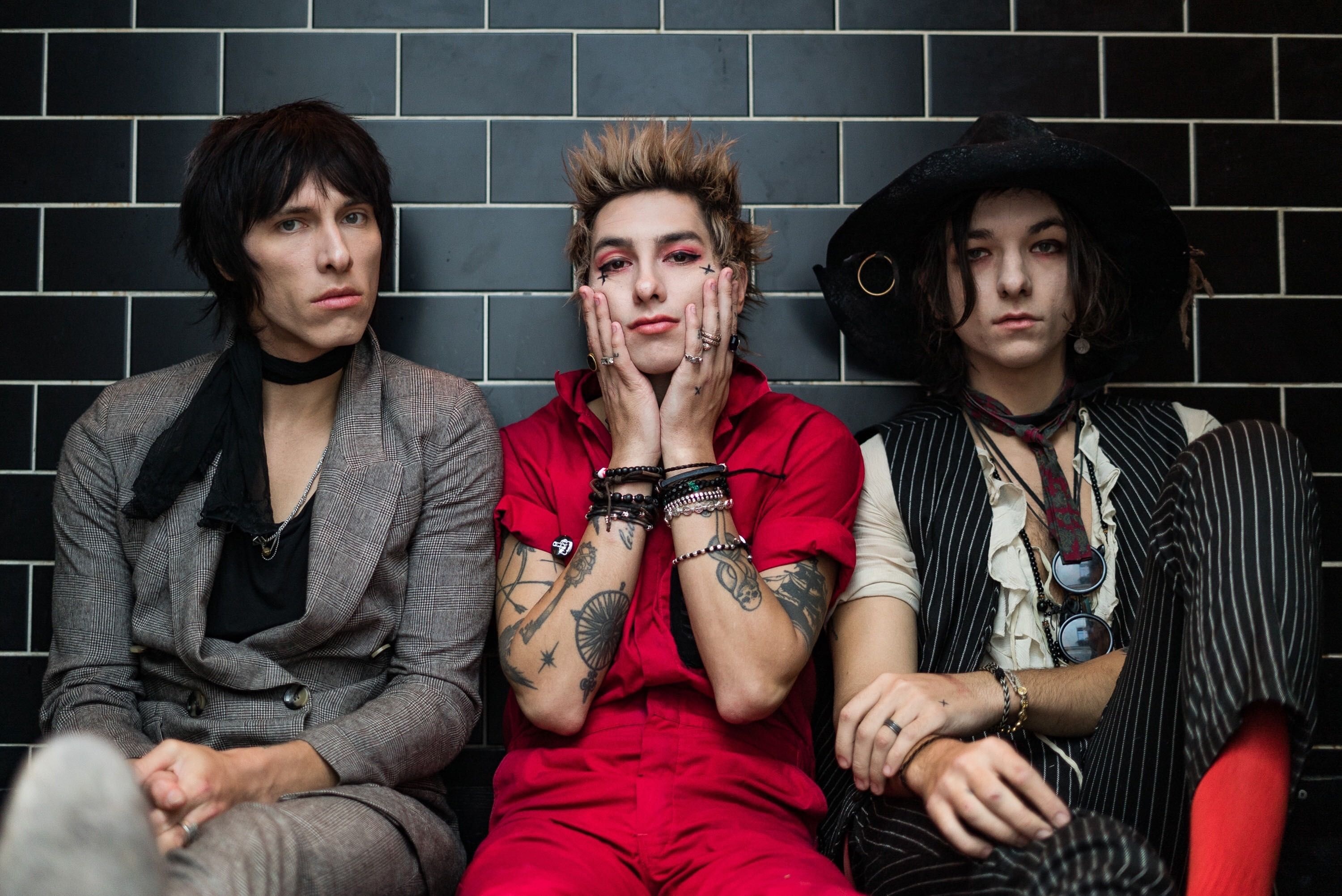 Palaye Royale Band, Instagram post, The Bastards album, Art of it, 3000x2010 HD Desktop