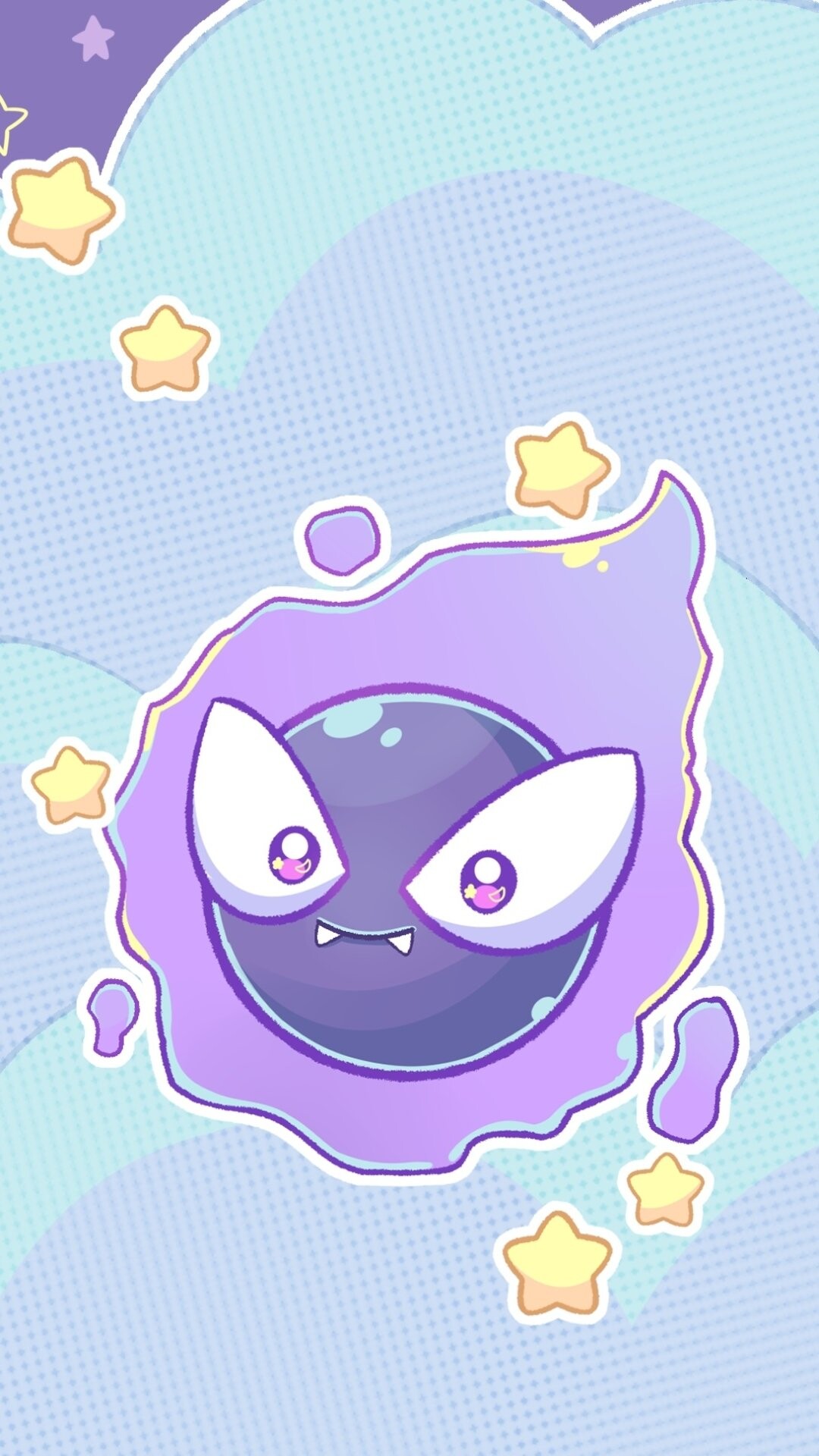 Gastly, Ghost Pokemon Wallpaper, 1080x1920 Full HD Phone