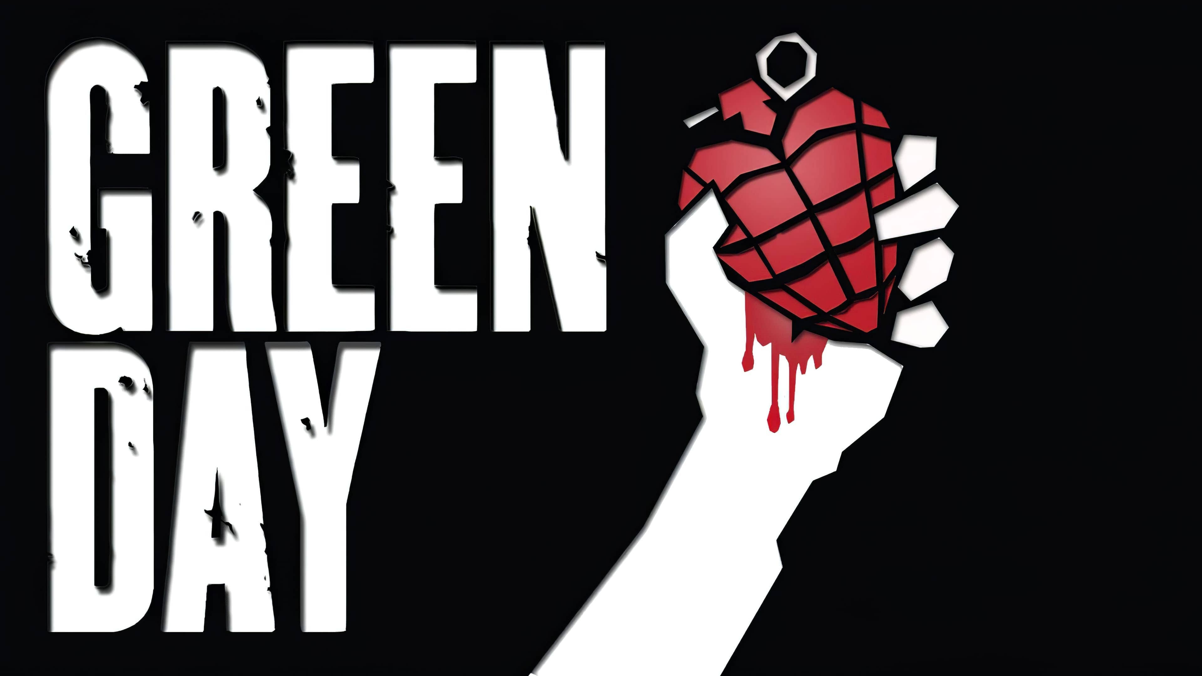 Green Day logo history, Symbolism explained, Meaningful emblem, Band's visual brand, 3840x2160 4K Desktop