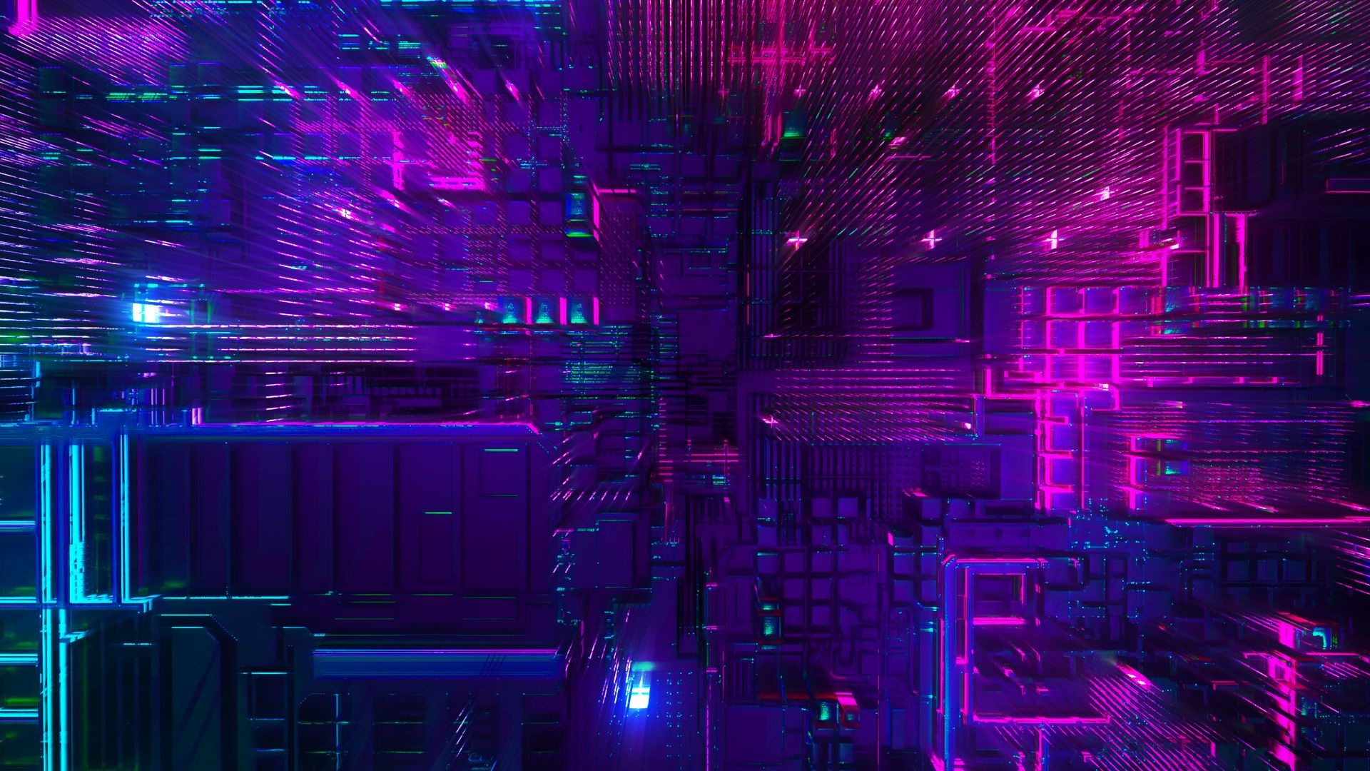 Tech gadgets, 3D abstract wallpaper, 1920x1080 Full HD Desktop