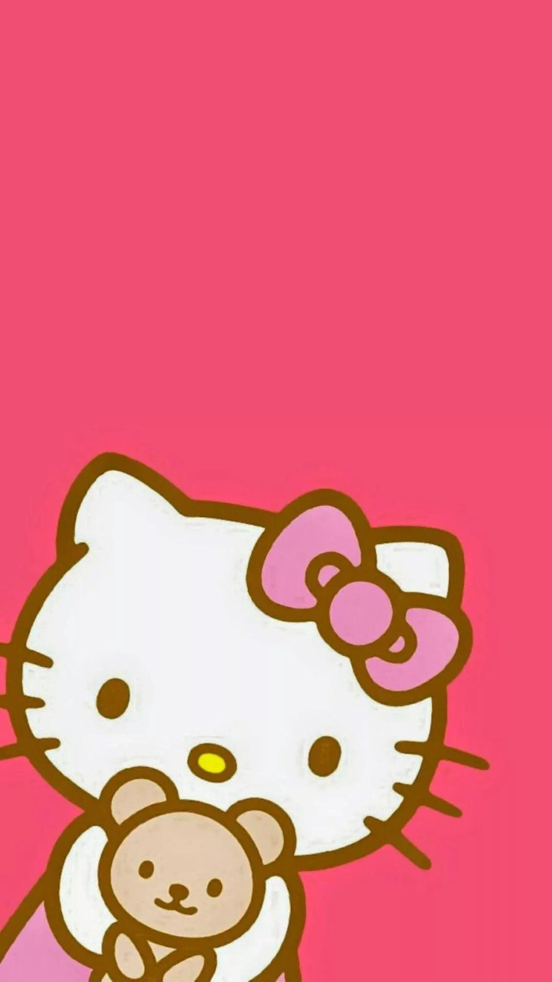 Hello Kitty, Mobile wallpapers, Broken panda, Kawaii theme, 1080x1920 Full HD Phone