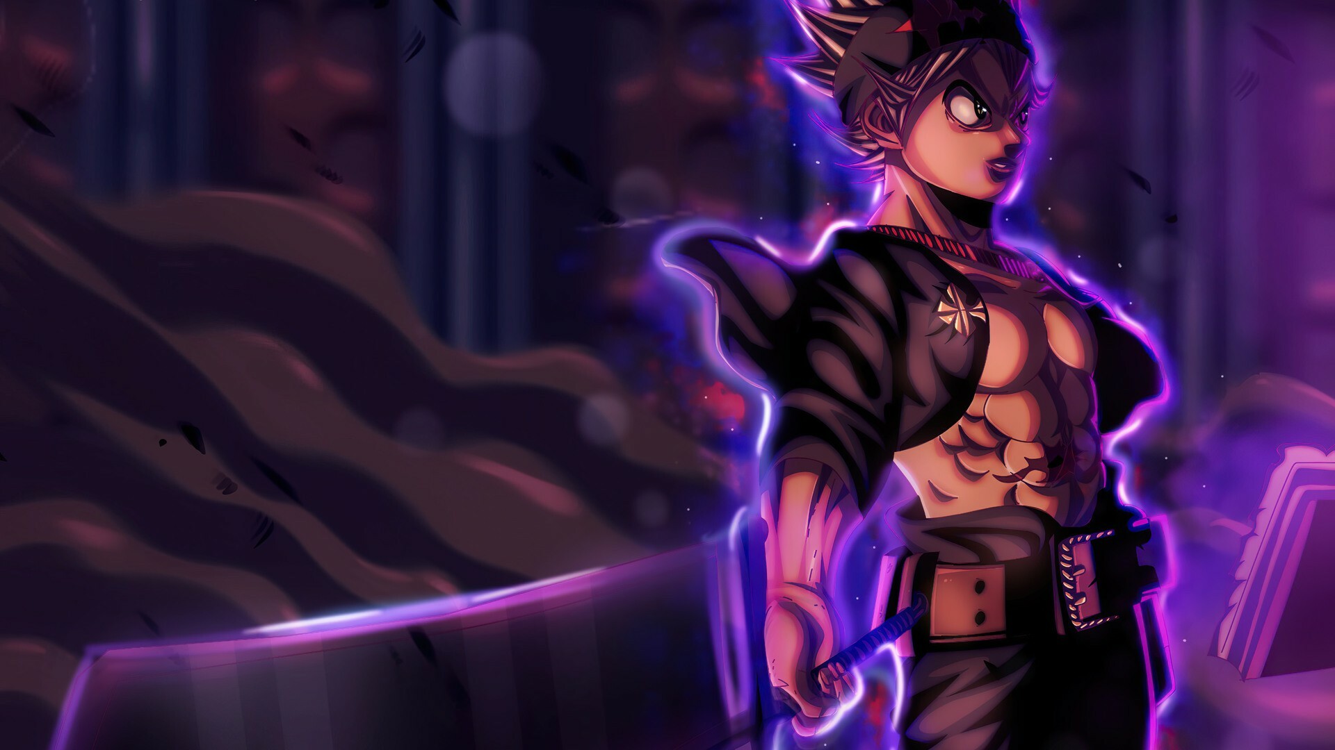 Asta wallpapers, Anime fan art, Black Clover series, Magic battles, 1920x1080 Full HD Desktop