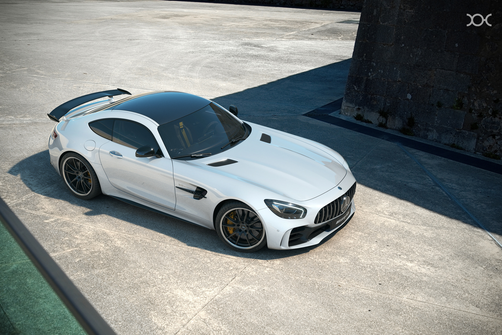 Mercedes-Benz AMG GT, White, HD cars, 4K wallpapers, 1920x1290 HD Desktop