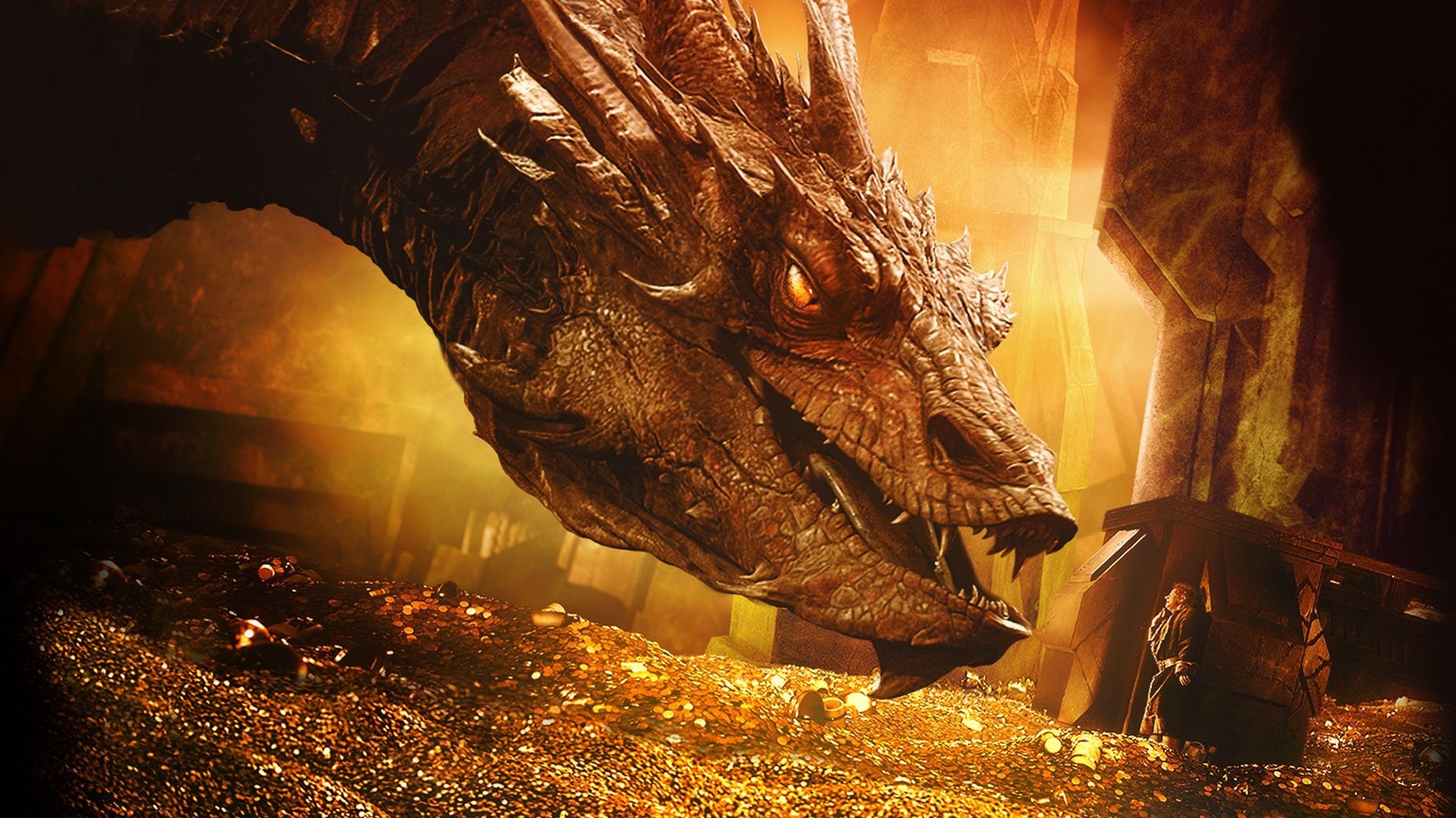 Smaug, Top free backgrounds, Wallpaper, 1920x1080 Full HD Desktop