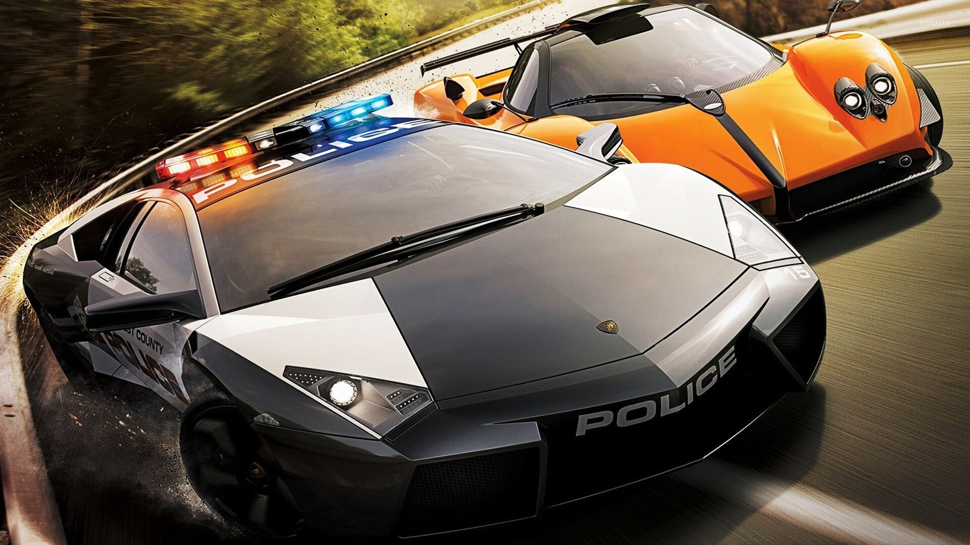 Need for Speed Hot Pursuit, Adrenaline-pumping races, High octane action, Ultimate driving experience, 1920x1080 Full HD Desktop