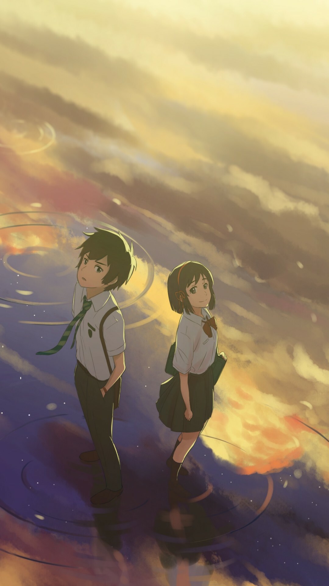 Your Name, Best animation movies, Anime wallpaper, HD, 1080x1920 Full HD Phone