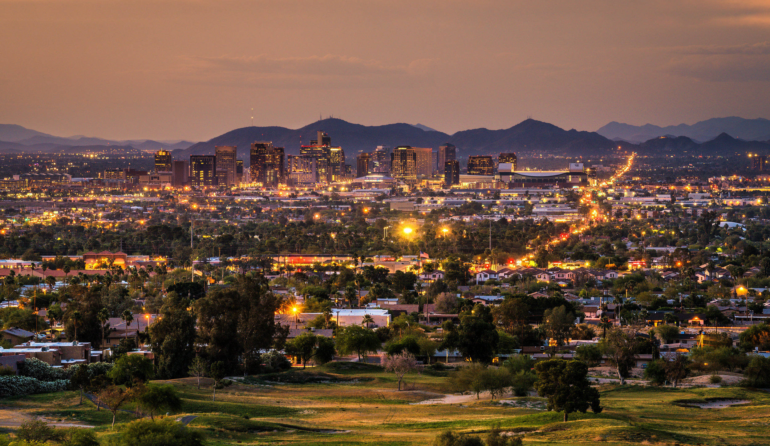 Phoenix Skyline, Ophthalmological society, Member directory, Medical professionals, 2500x1450 HD Desktop