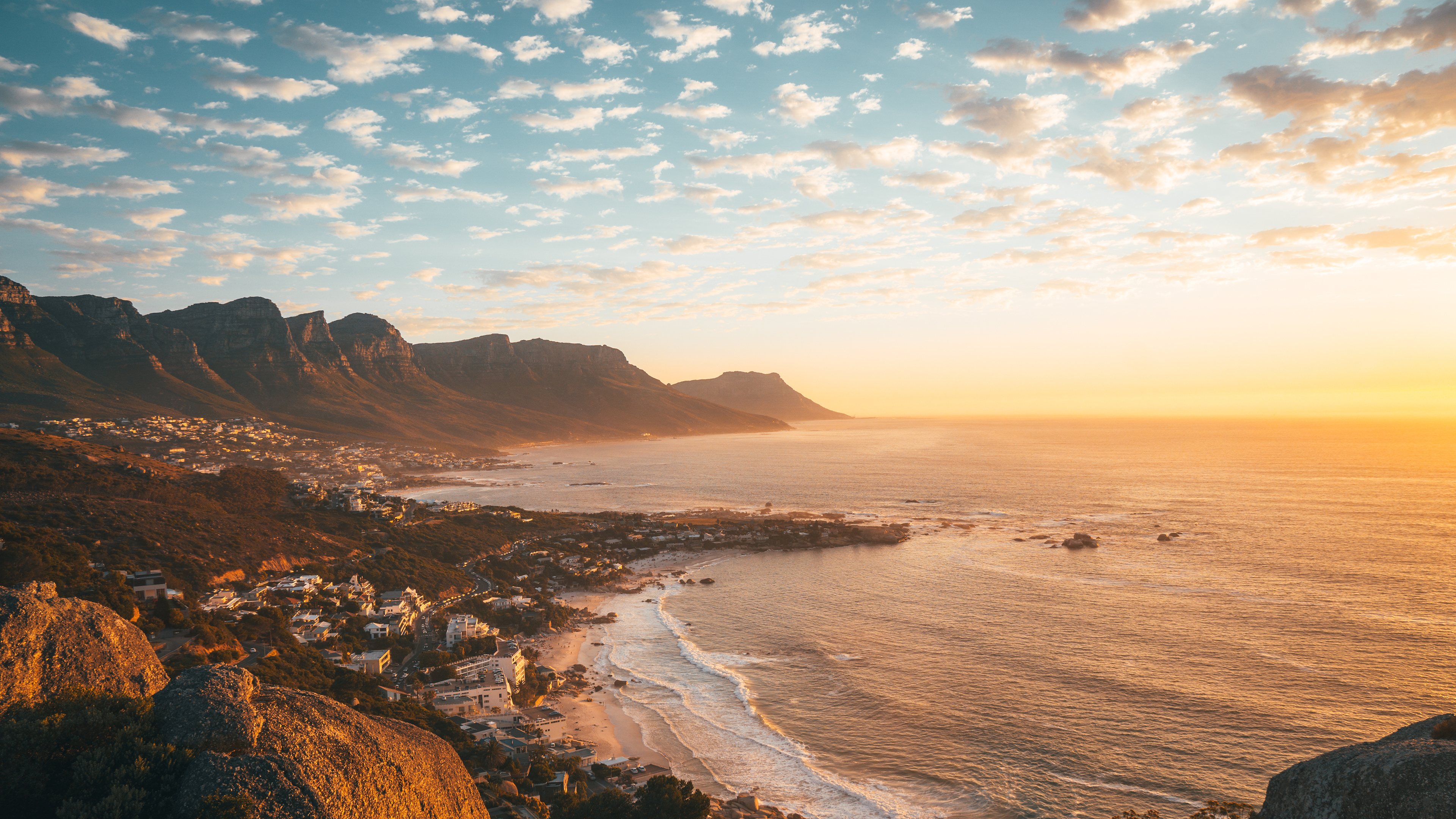 Africa, cape town sunrise, tobias reich, towns, 3840x2160 4K Desktop