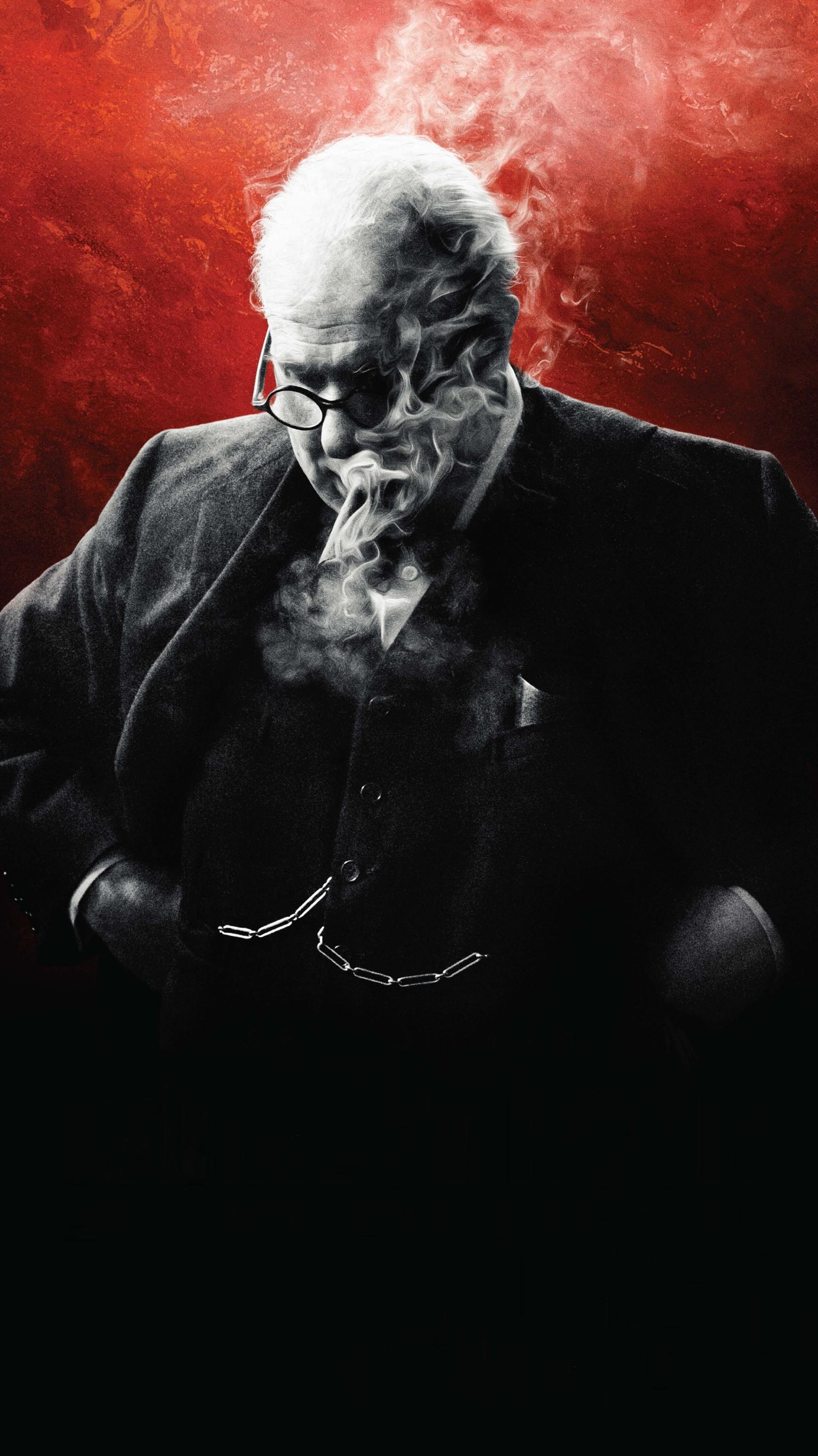 Darkest Hour, Winston Churchill, Inspiring wallpapers, Tribute, 1540x2740 HD Phone