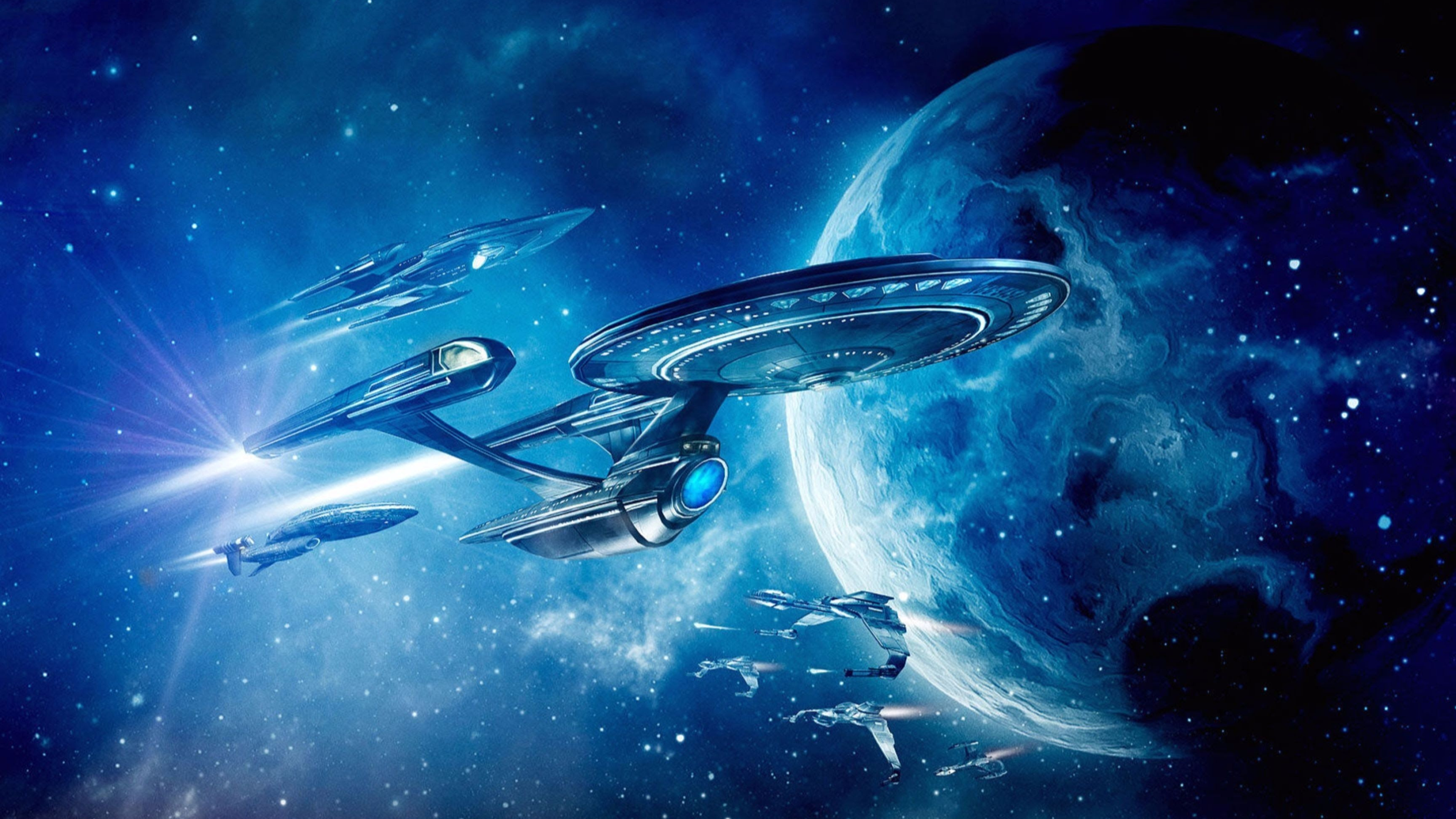 3840 x 2160 Star Trek wallpapers, Immersive display, Astonishing designs, Space exploration, 3840x2160 4K Desktop