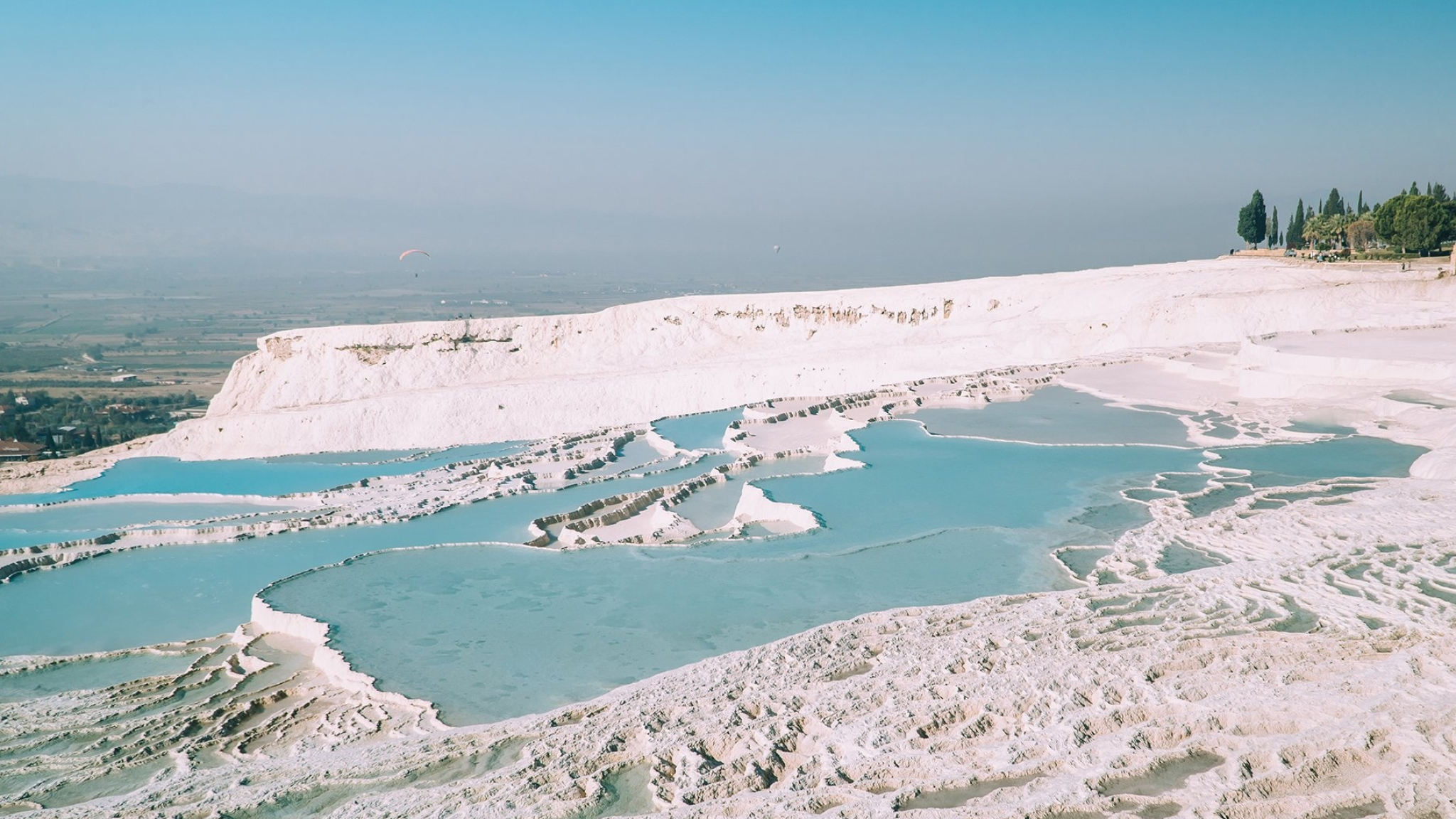 Pamukkale Ultimate Guide, Cotton Castle, 2050x1160 HD Desktop