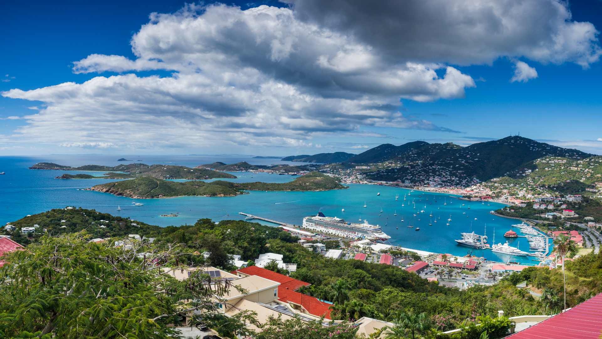 Charlotte Amalie, Caribbean, Luxury vacation, Latin America, 1920x1080 Full HD Desktop