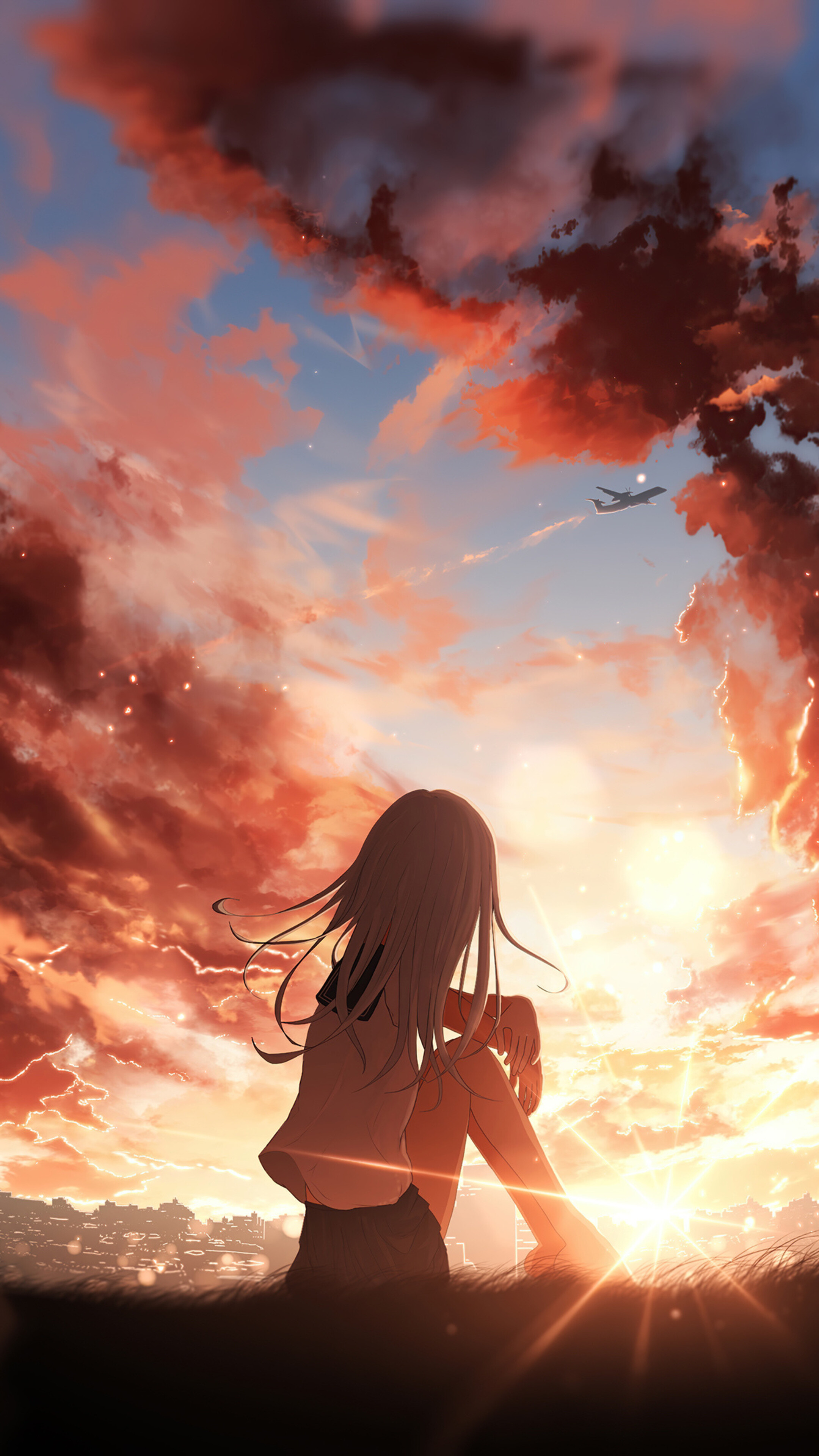 Sunset, Girly Wallpaper, 2160x3840 4K Phone