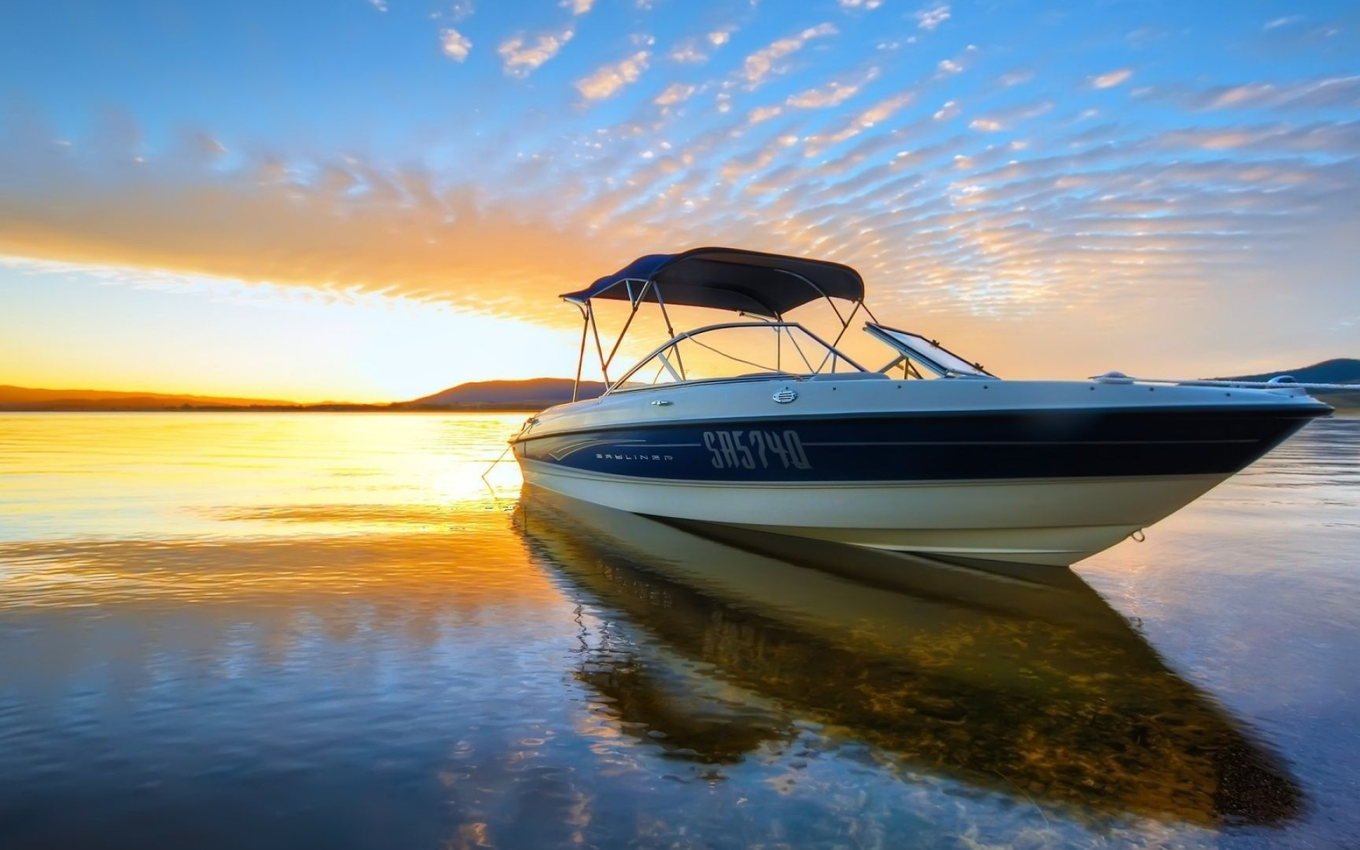 Bayliner 195 Bowrider, Motorboat Wallpaper, 1920x1200 HD Desktop