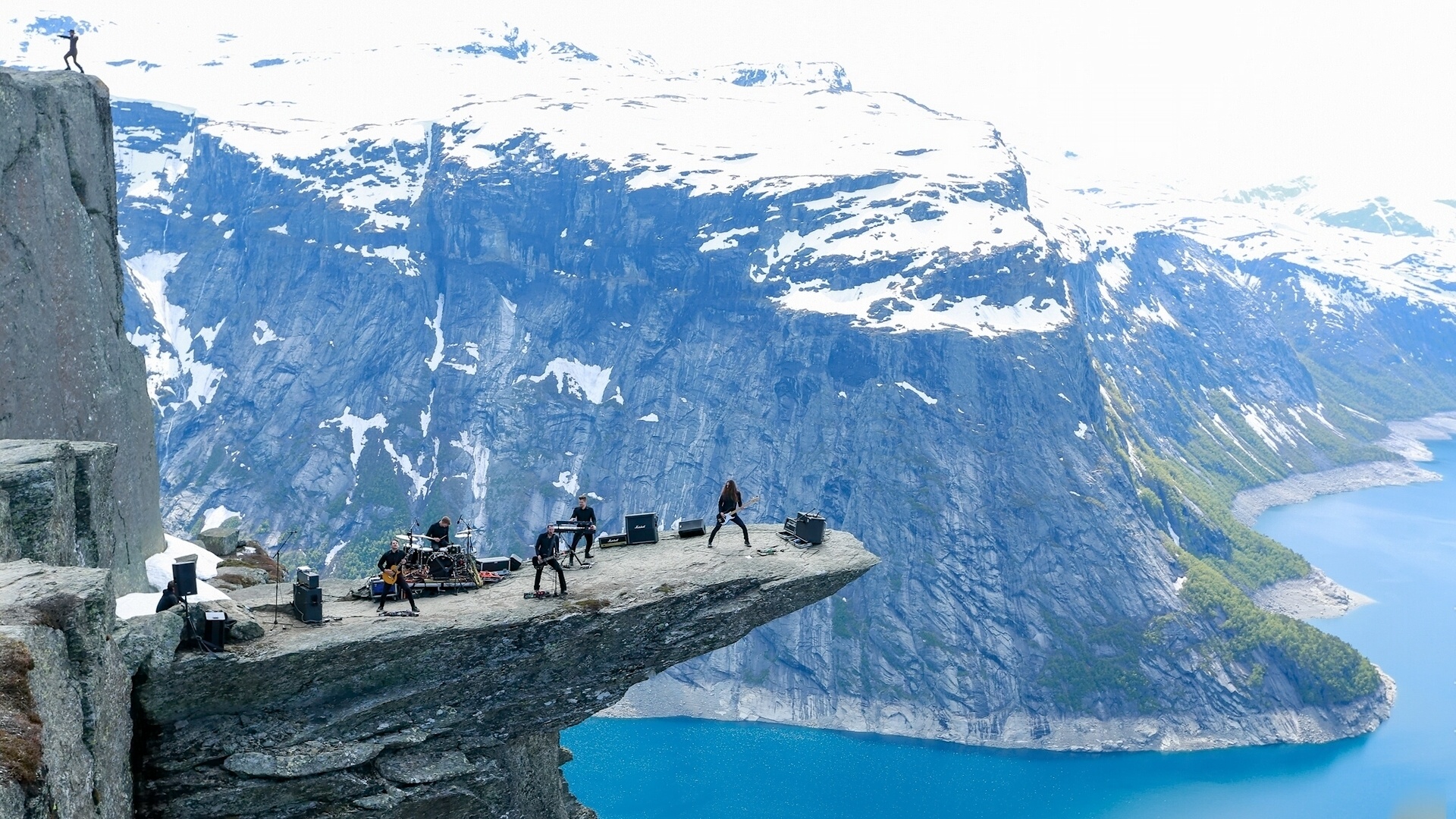 Norway desktop wallpapers, Trolltunga Skjeggedal lake, Breathtaking views, Norwegian beauty, 1920x1080 Full HD Desktop