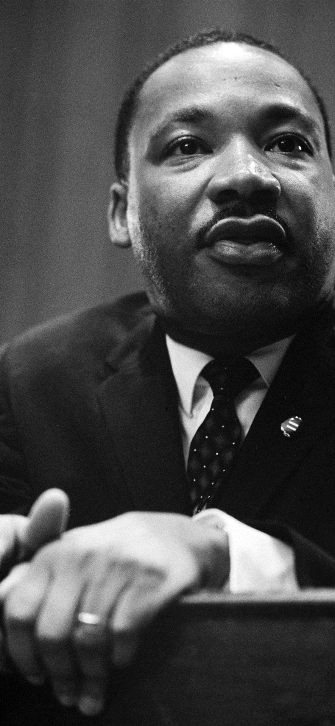 Martin Luther King Jr., iPhone wallpapers, HD visuals, Inspirational backgrounds, 1130x2440 HD Phone