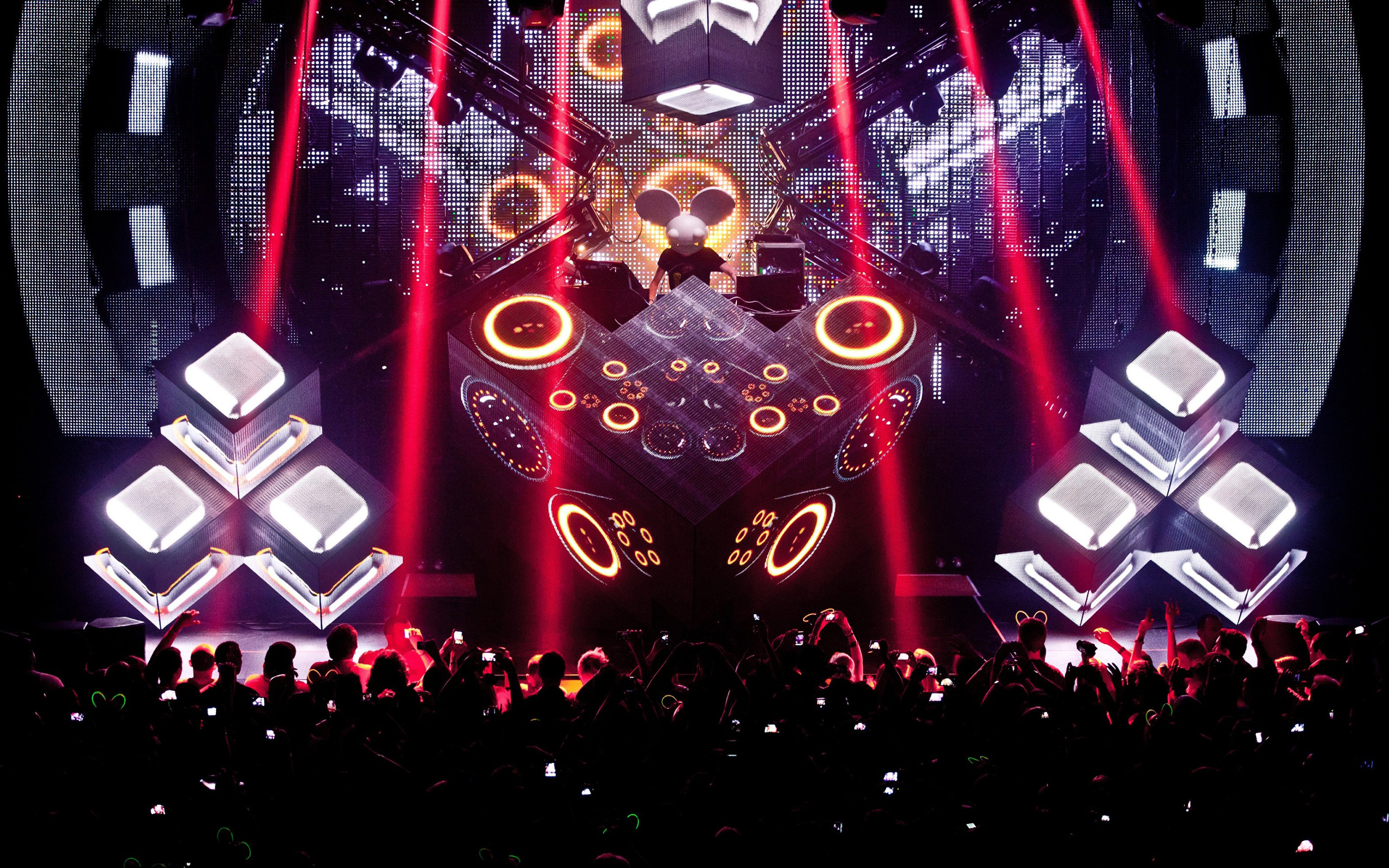 Deadmau5, Concert Wallpaper, 2560x1600 HD Desktop