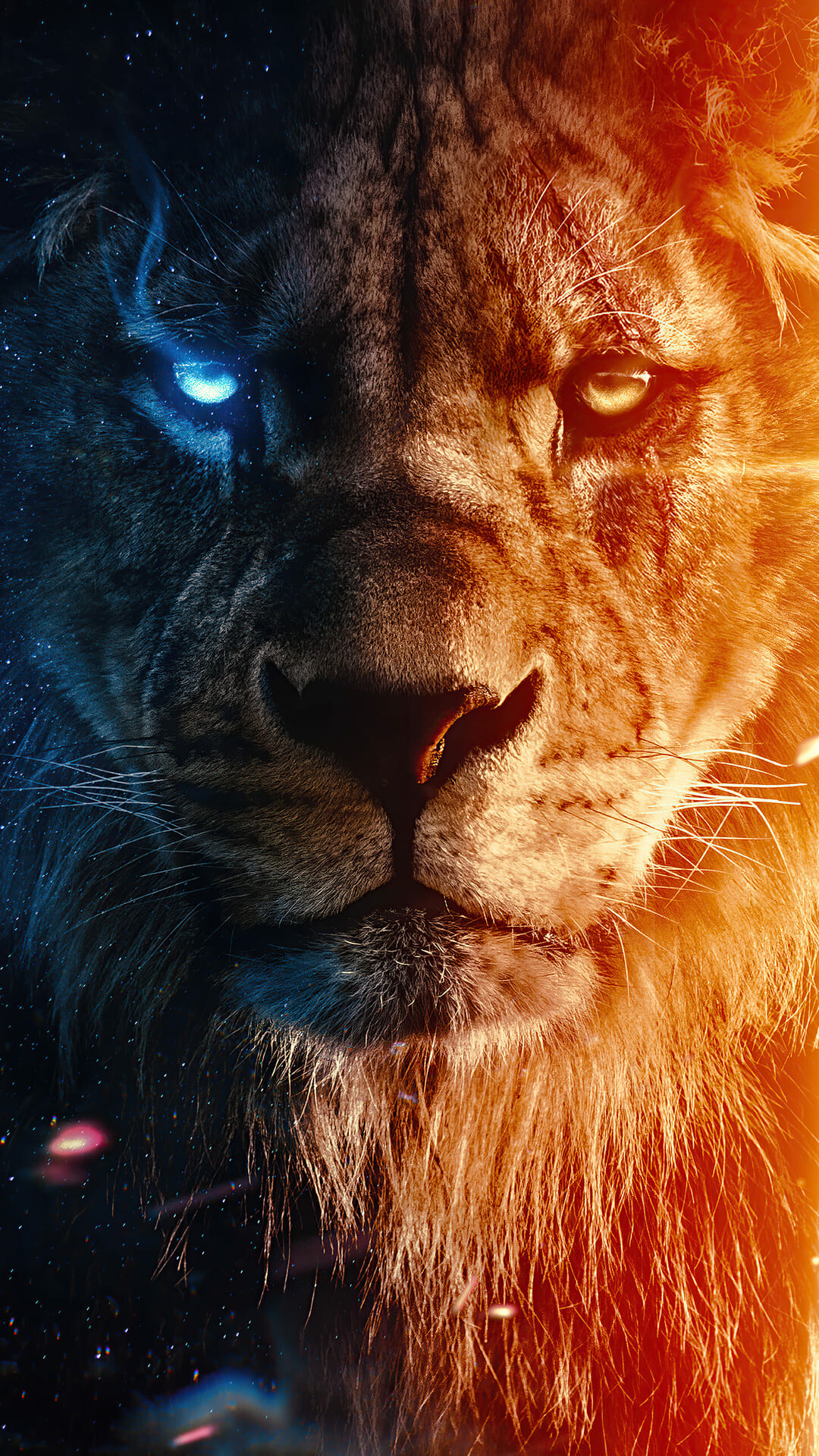 Lion wallpapers for all devices, Stunning lion visuals, 1080x1920 Full HD Phone