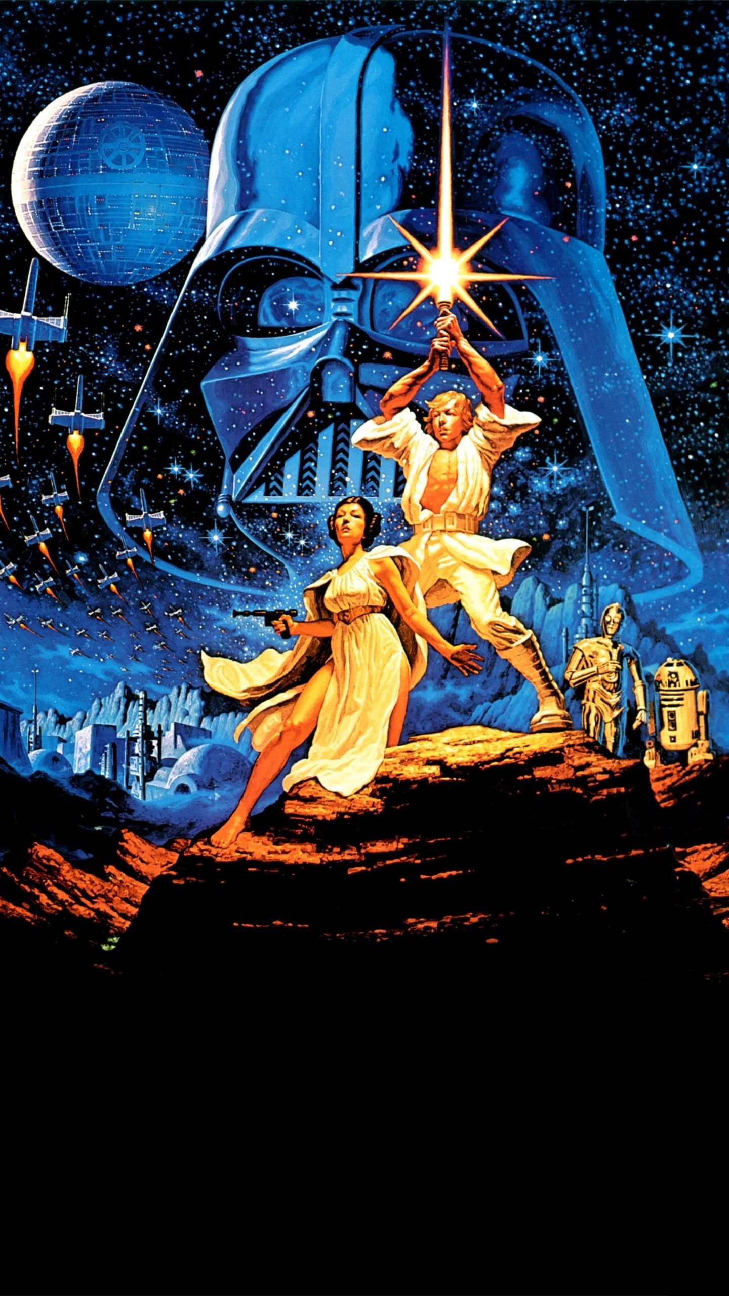 Star Wars Episode IV: A New Hope, Geek Wallpaper, 1440x2560 HD Phone