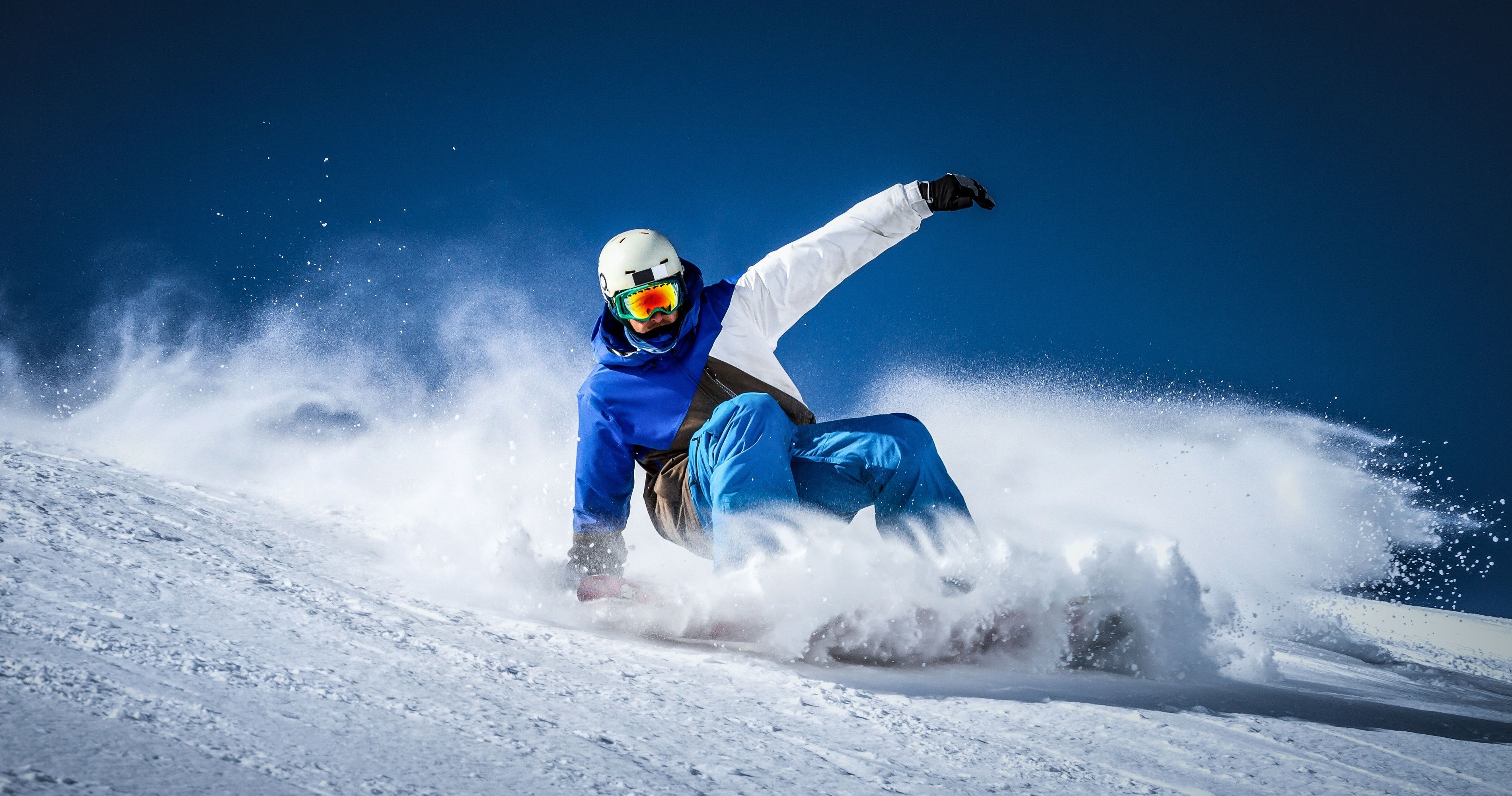 Snowboarding wallpapers, HD/4K/5K options, Perfect for pc/mobile, Winter sports inspiration, 3800x2000 HD Desktop