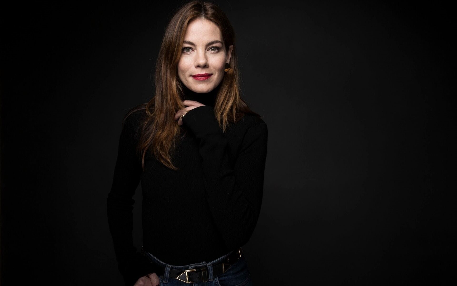 Michelle Monaghan, American actress, Portrait, Smile, 1920x1200 HD Desktop