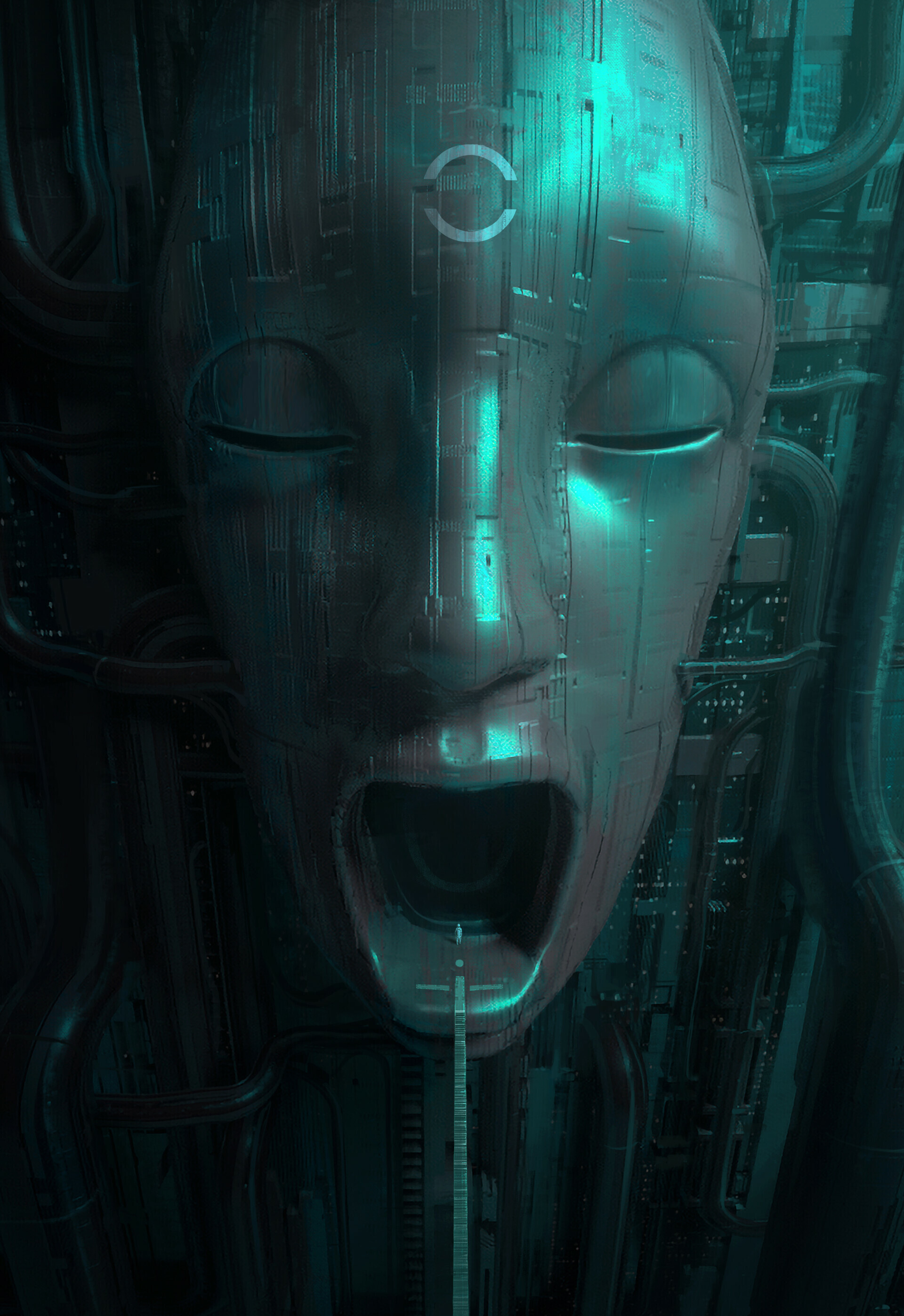 Agartha, H.R. Giger Wallpaper, 1920x2800 HD Phone