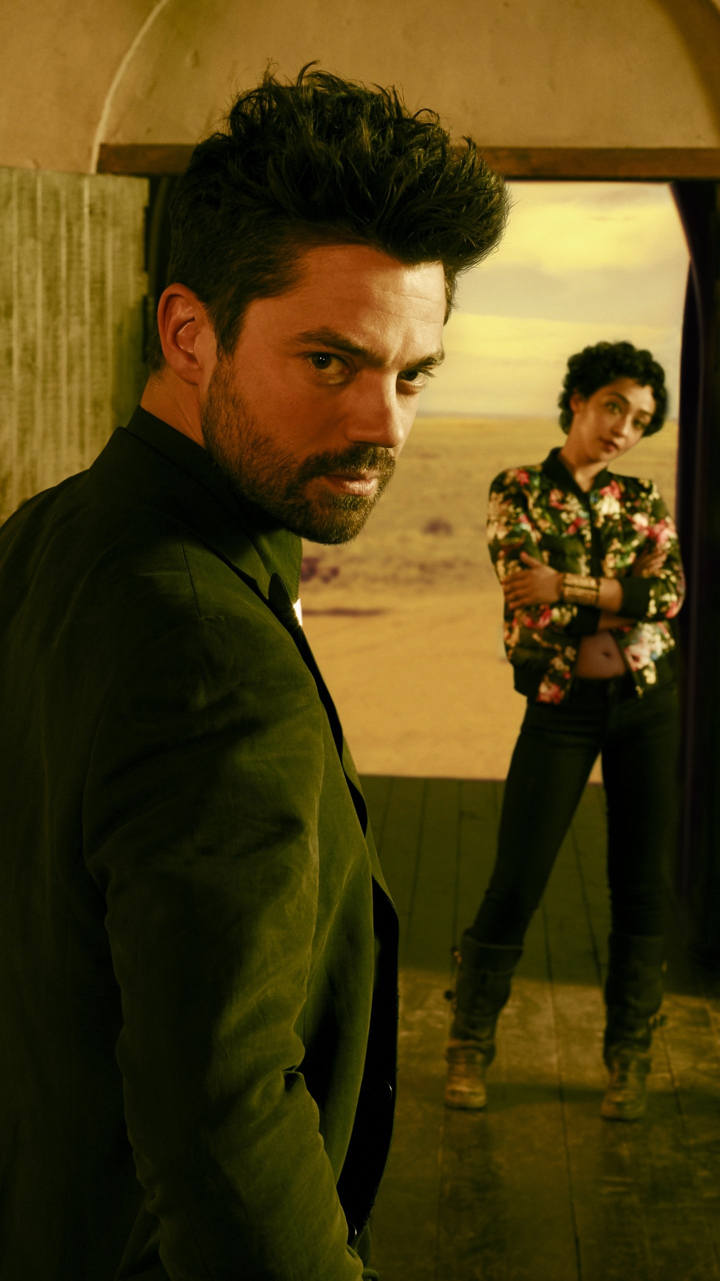 Dominic Cooper, Preacher character, Best TV series, Movies, 1440x2560 HD Phone