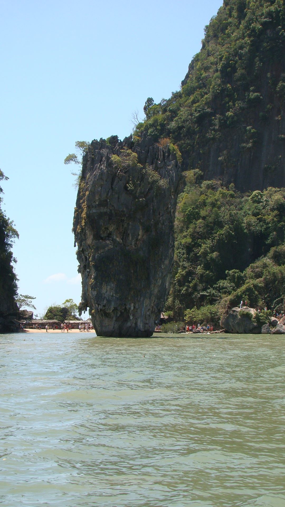 Khao Phing Kan, James Bond Island, Spectacular rock formations, Thailand's beauty, 1080x1920 Full HD Phone