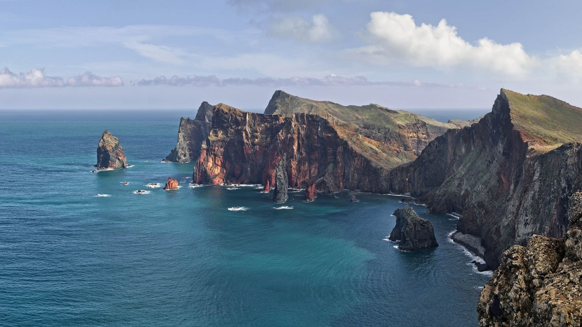 Madeira travels, Vivid wallpapers, Breath-taking landscapes, Nature's beauty, 1920x1080 Full HD Desktop