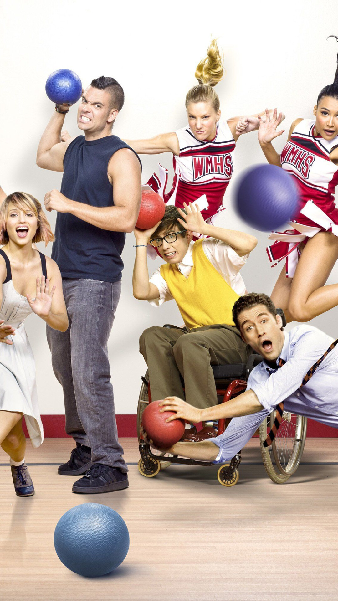 Glee TV series, Musical comedy-drama, Songs and dance numbers, High school setting, 1080x1920 Full HD Phone