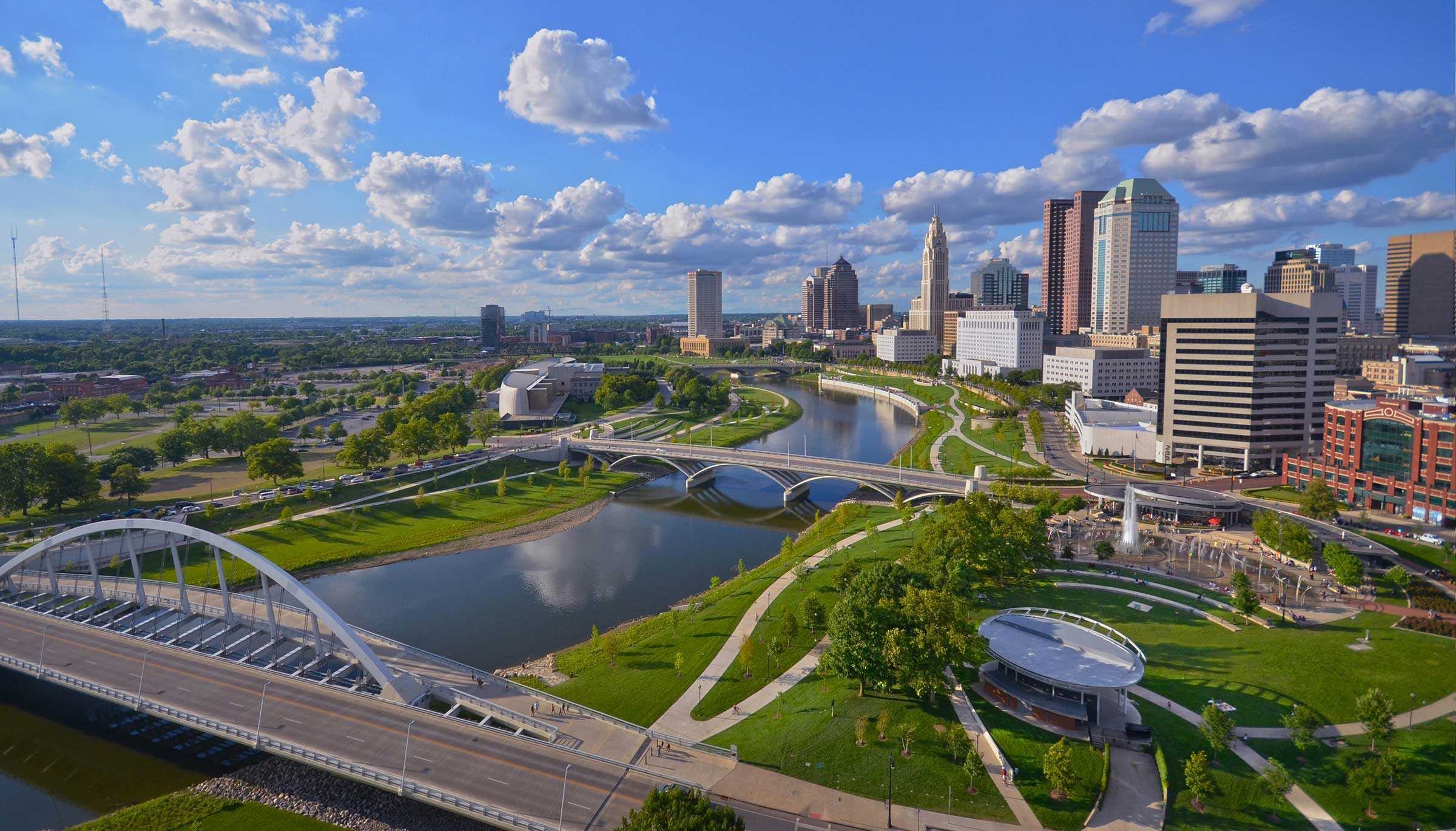 Columbus (Ohio), Travels, Downtown, Ohio, 2400x1370 HD Desktop