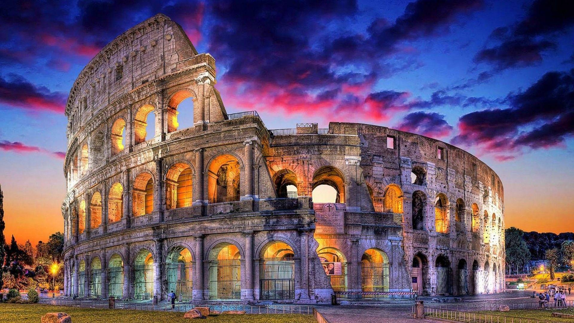 Rome, Italy, Ancient ruins, Cultural heritage, Romantic getaway, 1920x1080 Full HD Desktop