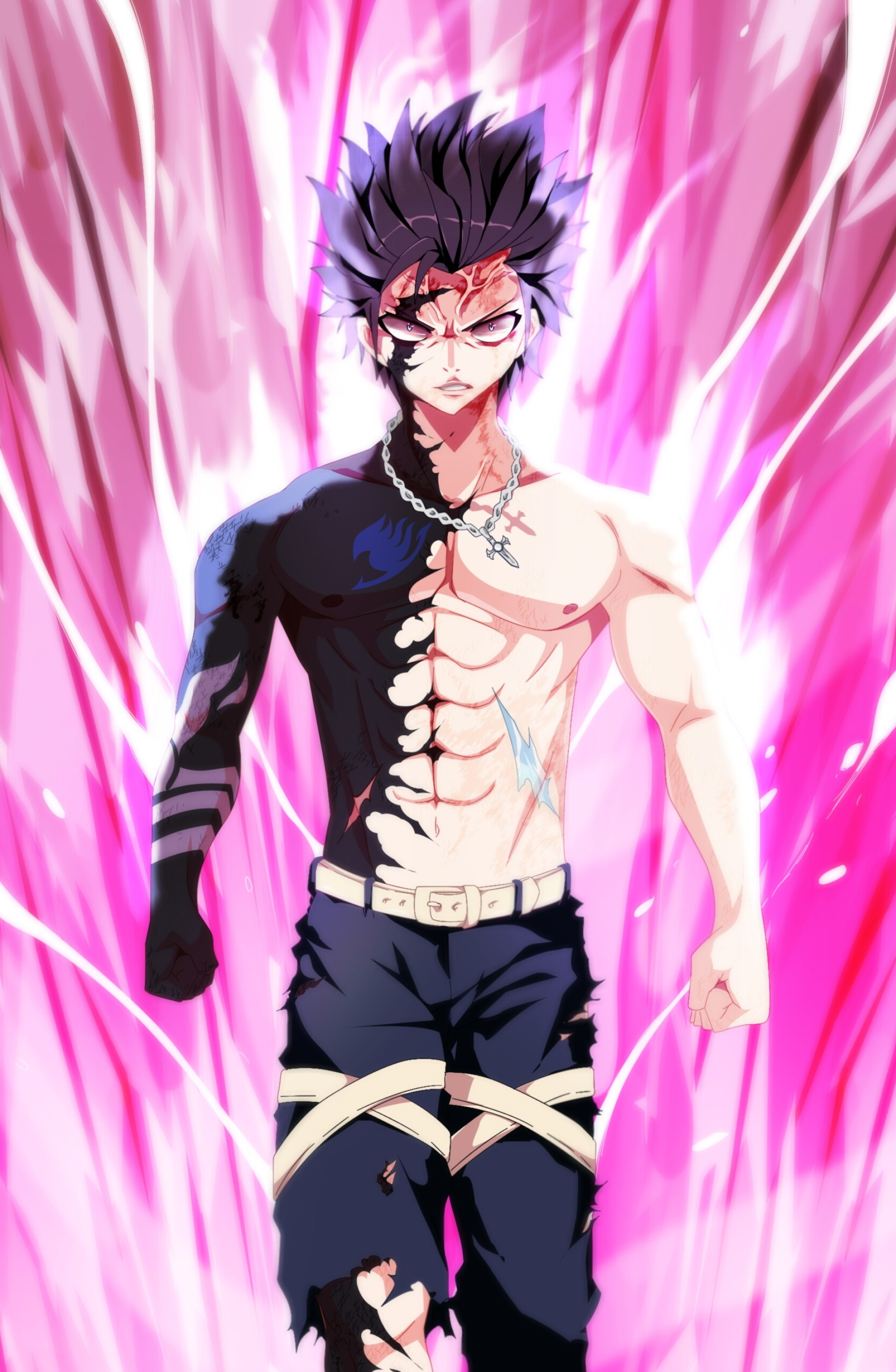 Gray Fullbuster, Fairy Tail mobile wallpaper, 1860x2850 HD Phone