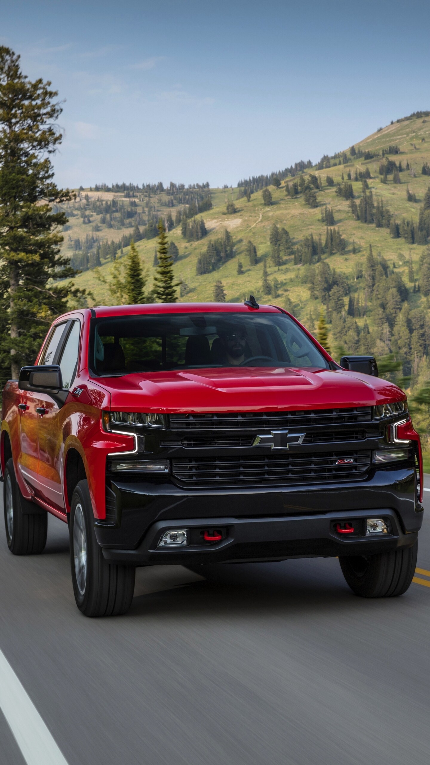 Chevrolet vehicles, Silverado z71, Legendary American car, Chevrolet anniversary, 1440x2560 HD Phone