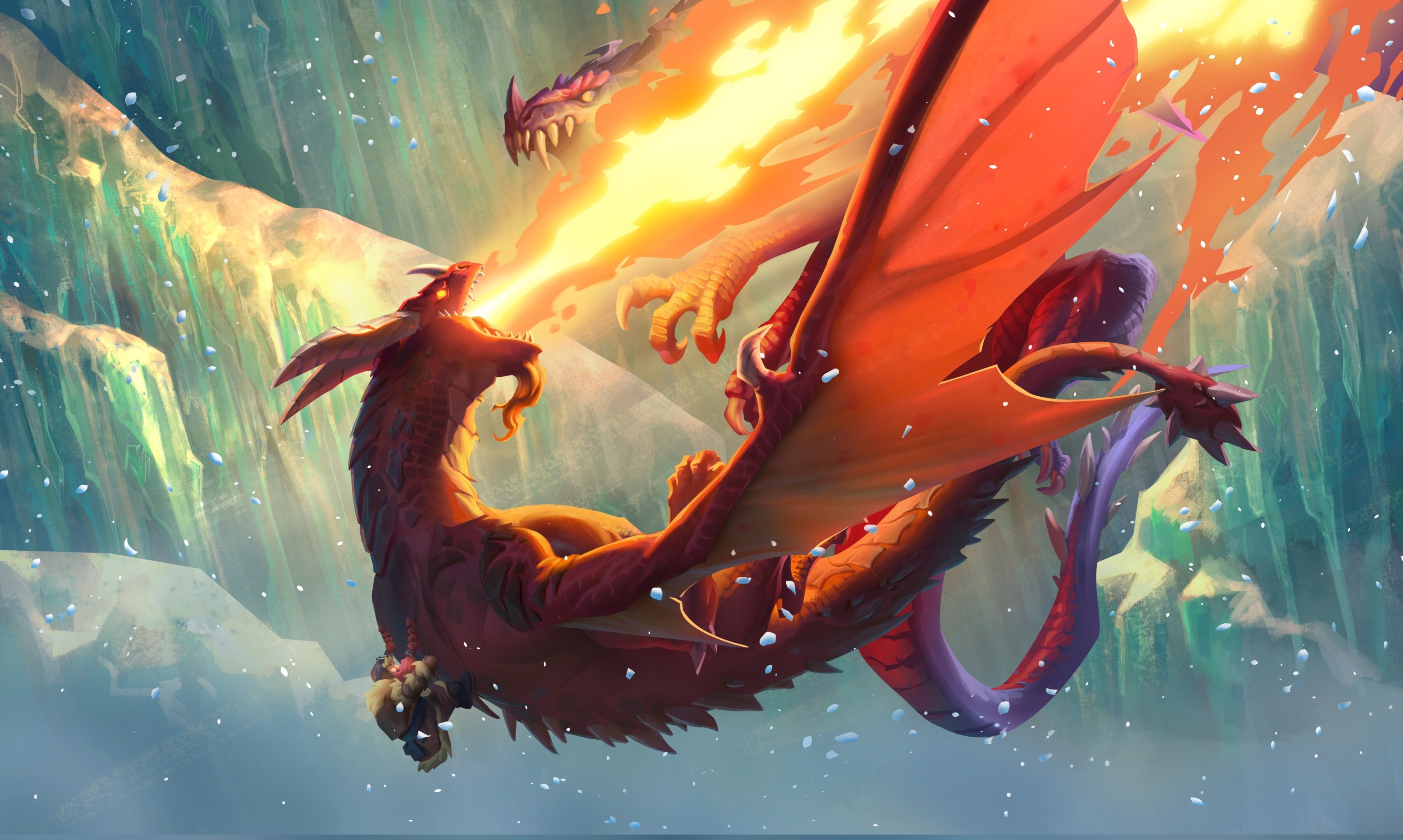 Year of the Dragon, Hearthstone Wallpaper, 3610x2160 HD Desktop