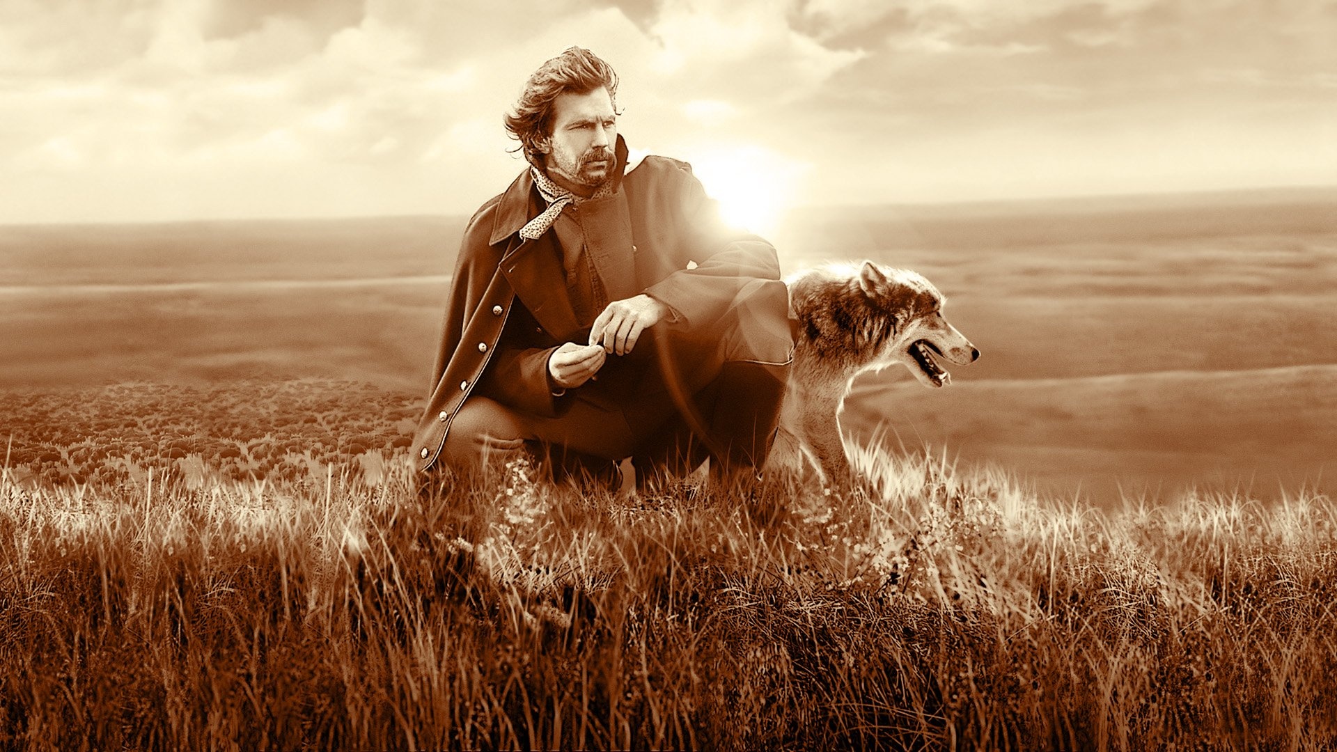 Dances with Wolves movie, Native American journey, Tribal bonds, Frontier epic, 1920x1080 Full HD Desktop