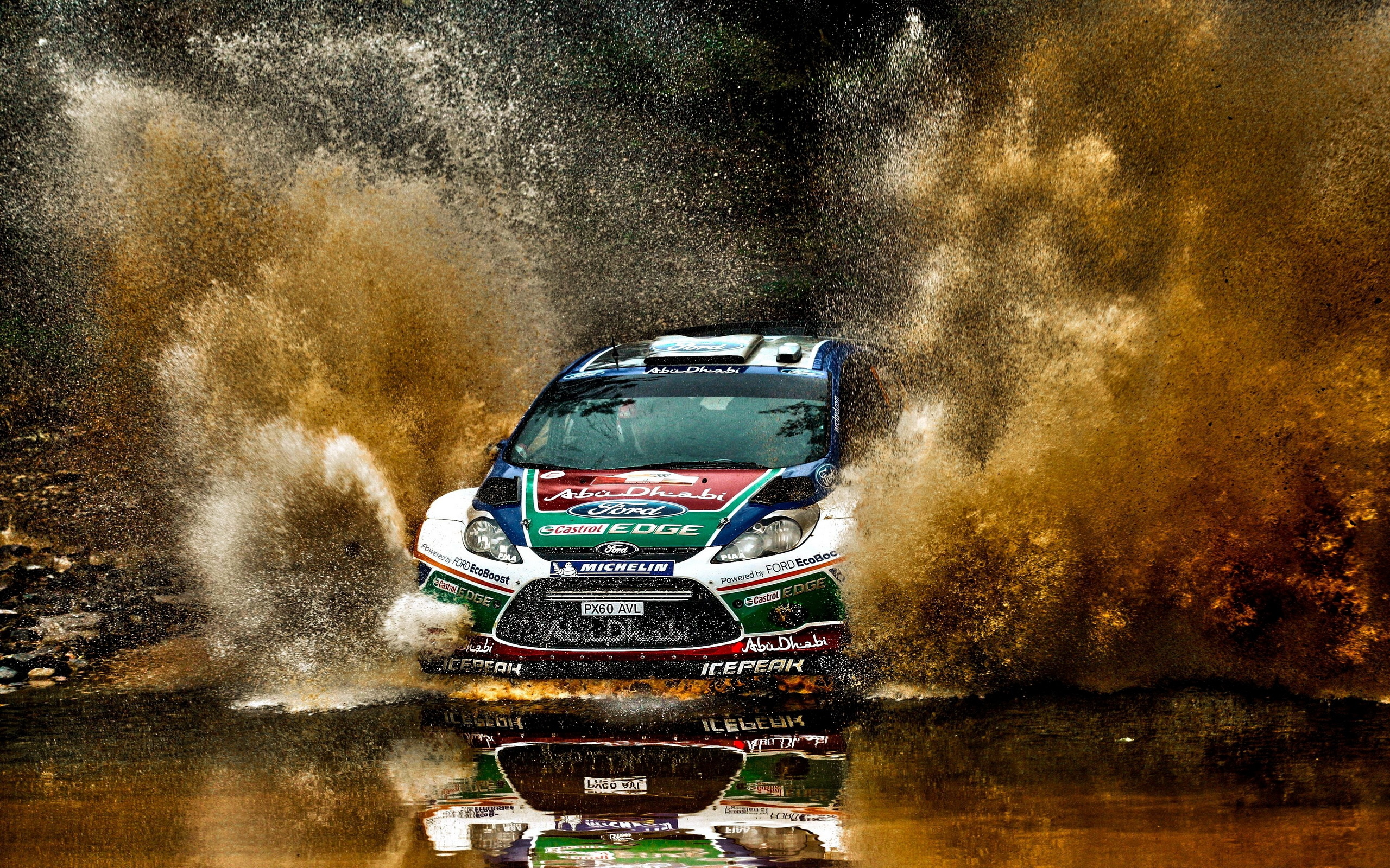 Ford Fiesta WRC, Rally Raid Wallpaper, 2560x1600 HD Desktop