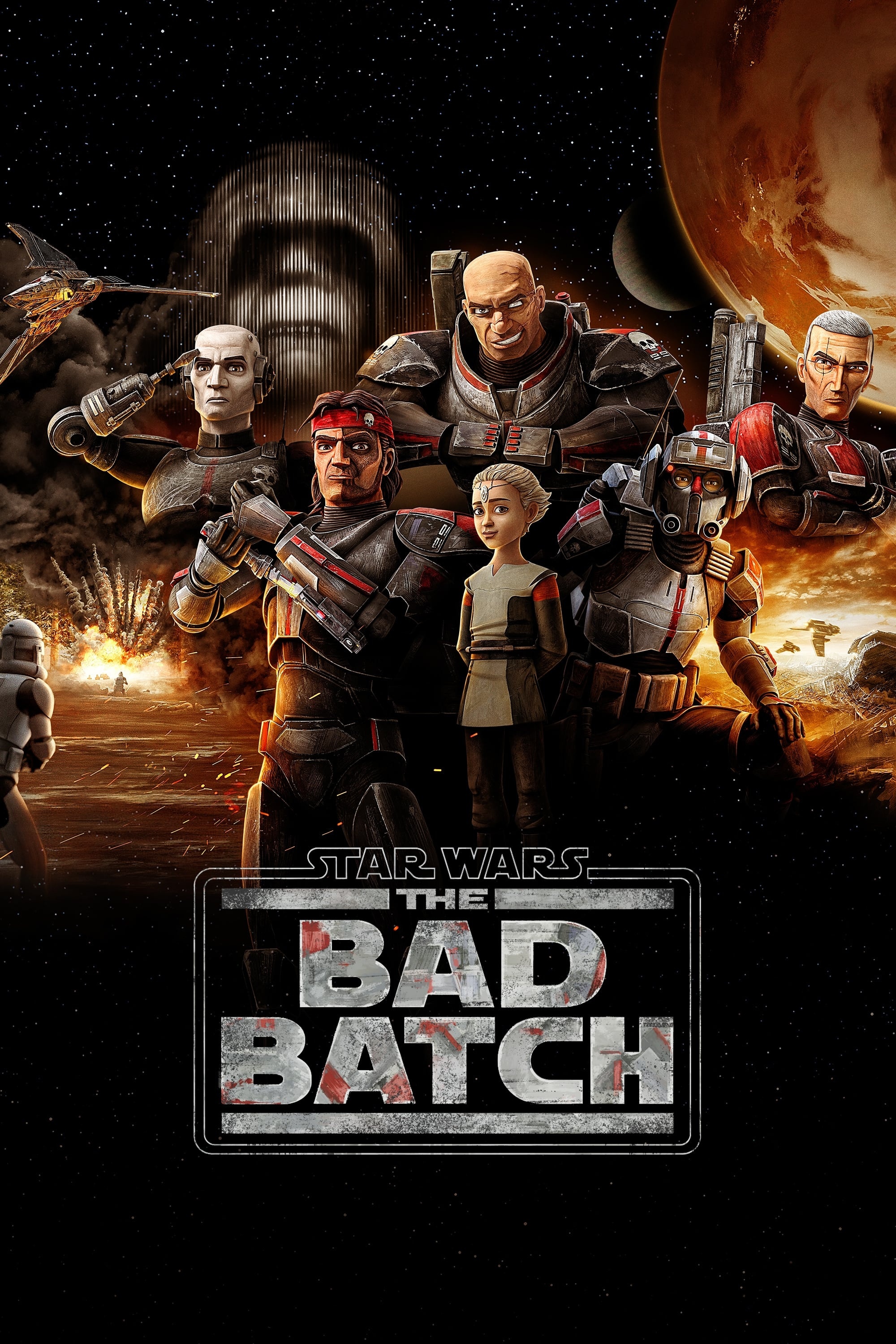 Star Wars: The Bad Batch, TV series 2021, Posters, Movie database TMDB, 2000x3000 HD Phone