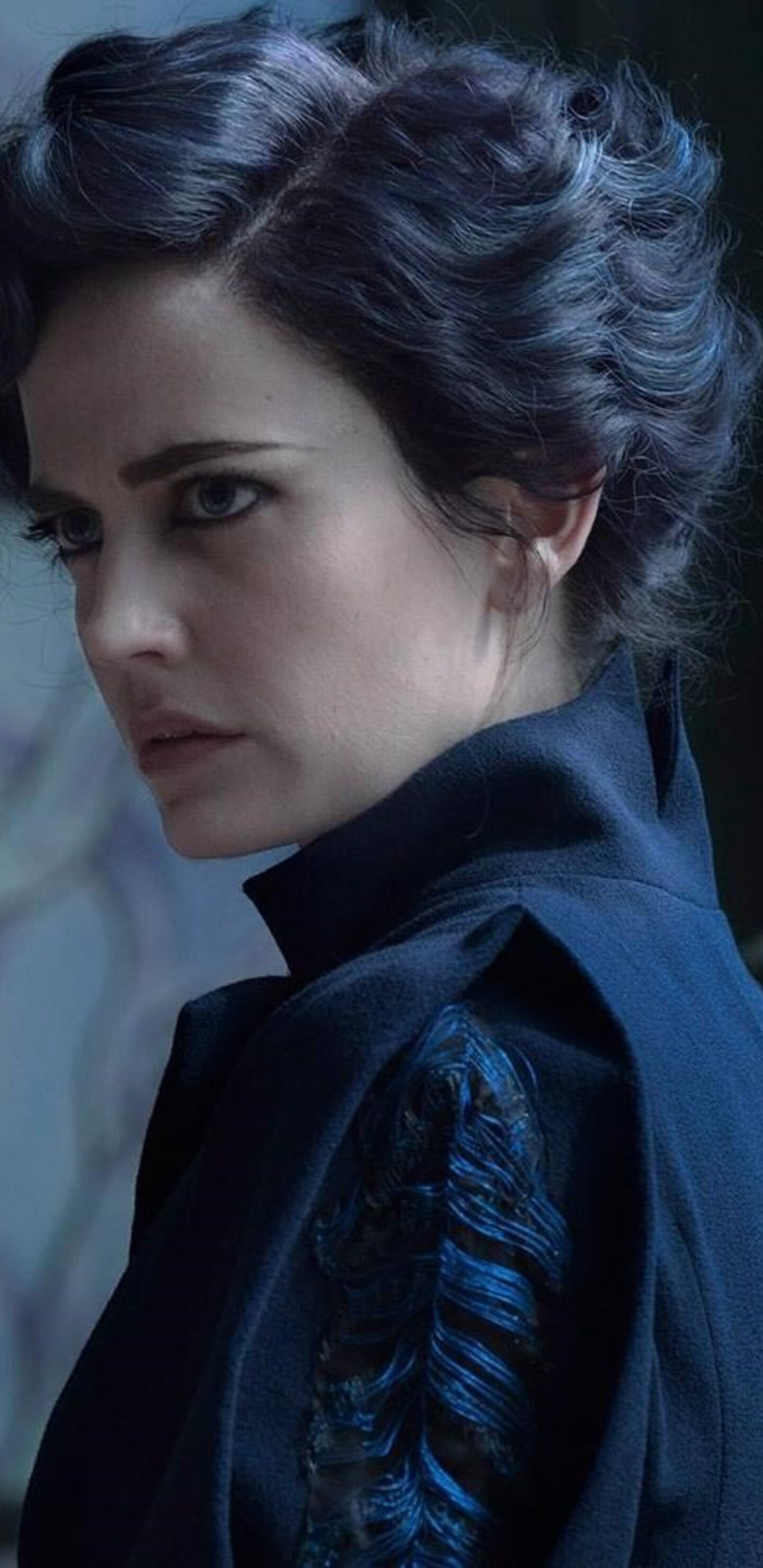 Miss Peregrine's Home for Peculiar Children Movie, Eva Green, 1440x2960 HD Phone