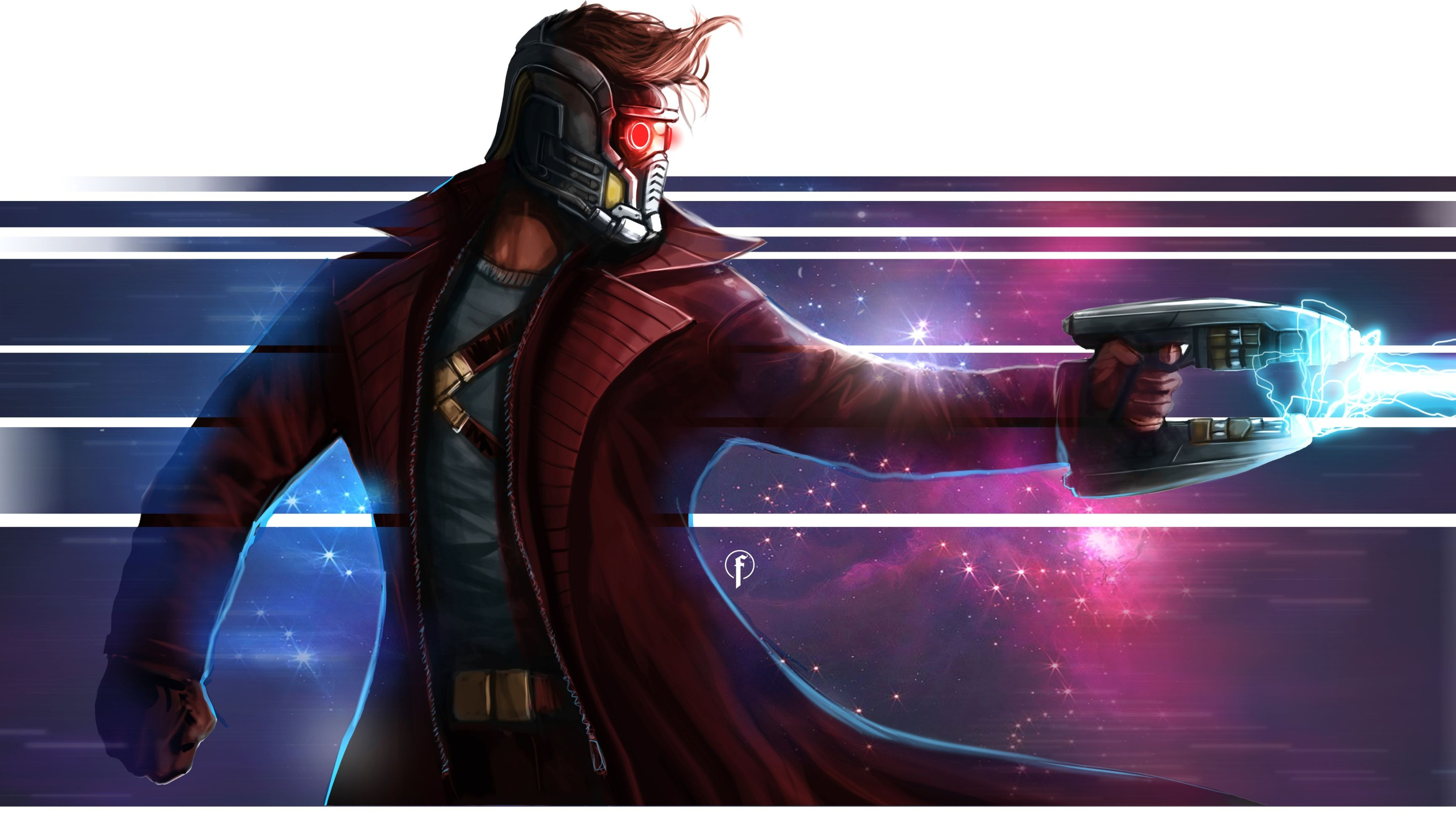 Star Lord, Artwork wallpaper, Superheroes, Stunning visuals, 3840x2160 4K Desktop