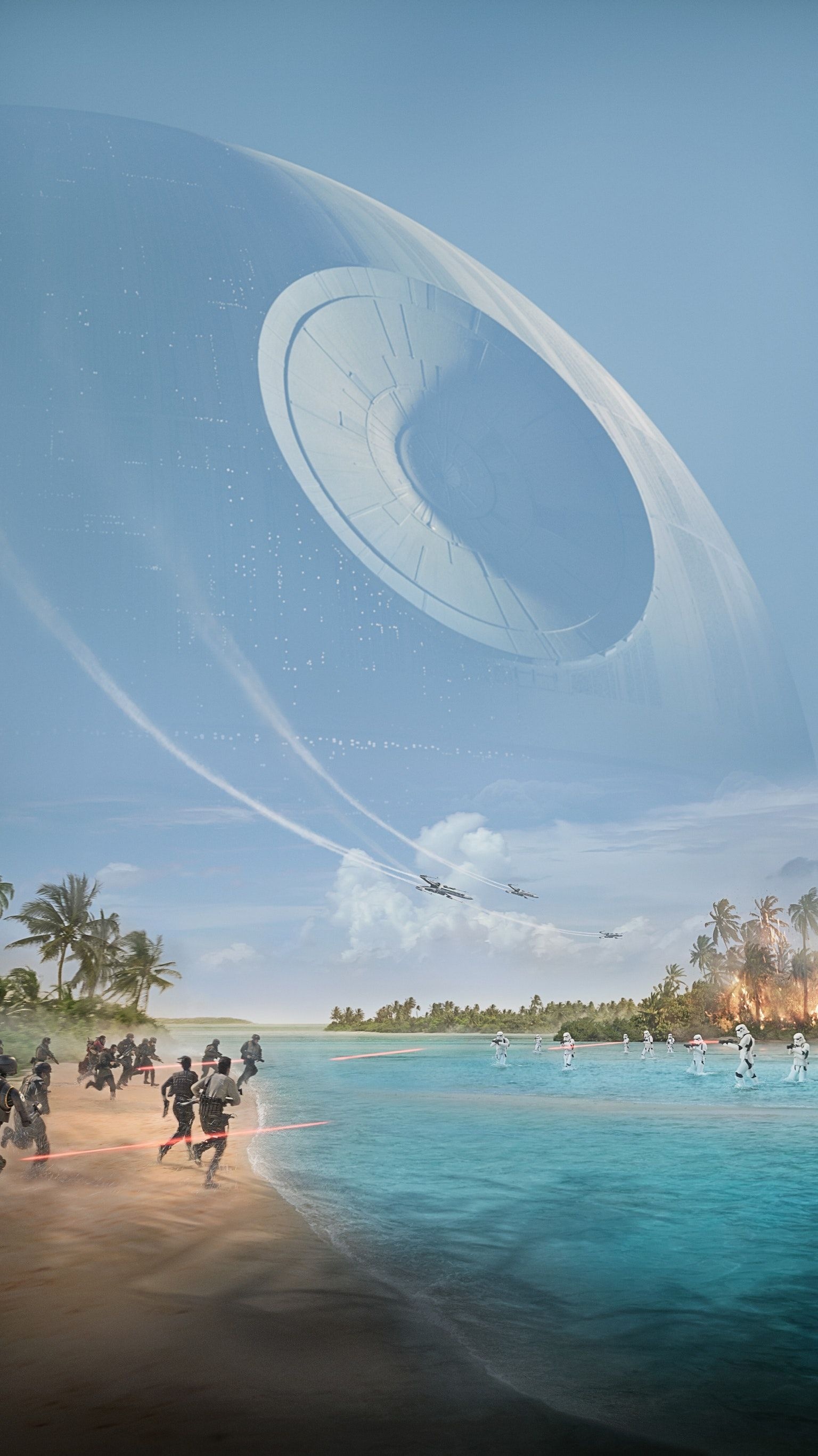 Rogue One, Death Star (Star Wars) Wallpaper, 1540x2740 HD Phone