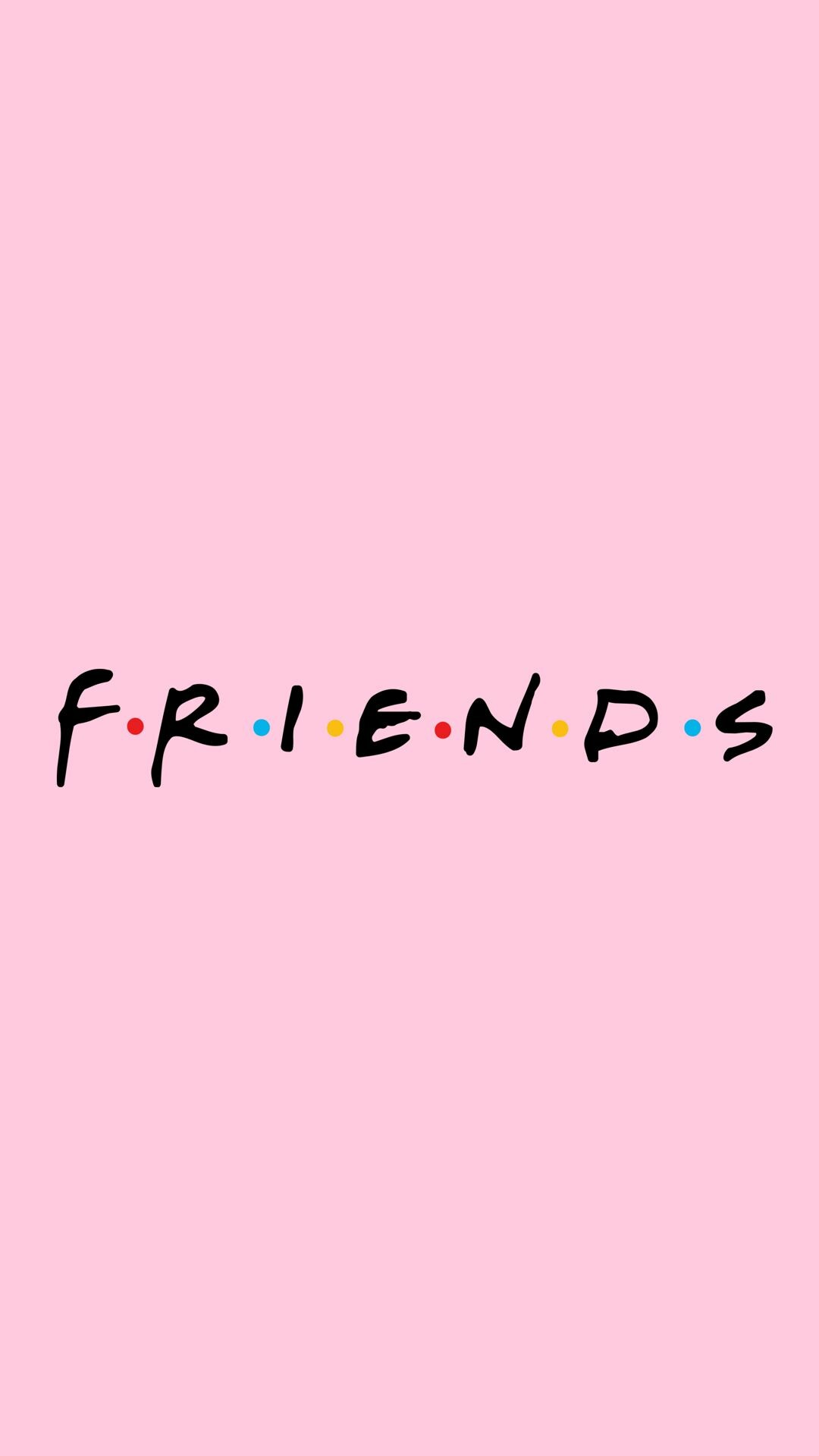 Friends iPhone wallpaper, Pink background, Stylish aesthetic, Wallpaper backgrounds, 1080x1920 Full HD Phone